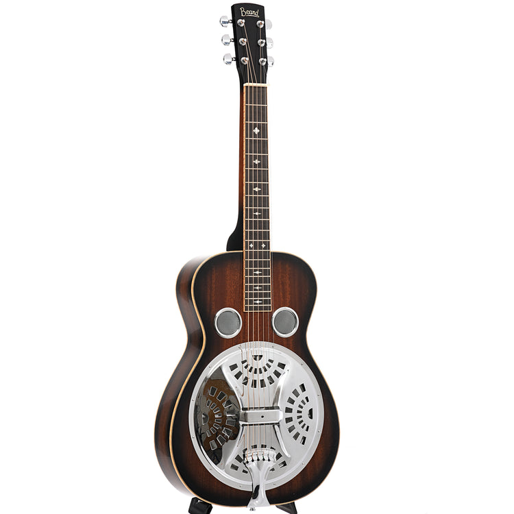 Full front and side of Beard BSR1 Squareneck Resonator 