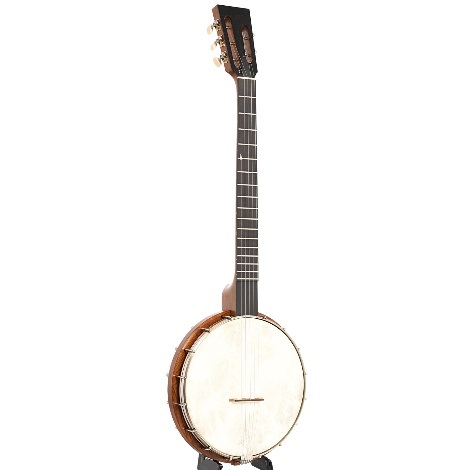Image 2 of Denny Openback Banjo, Winter, 12" Rim, Cherry with Brass Rod Tone Ring- SKU# AD12-WINTER : Product Type Open Back Banjos : Elderly Instruments