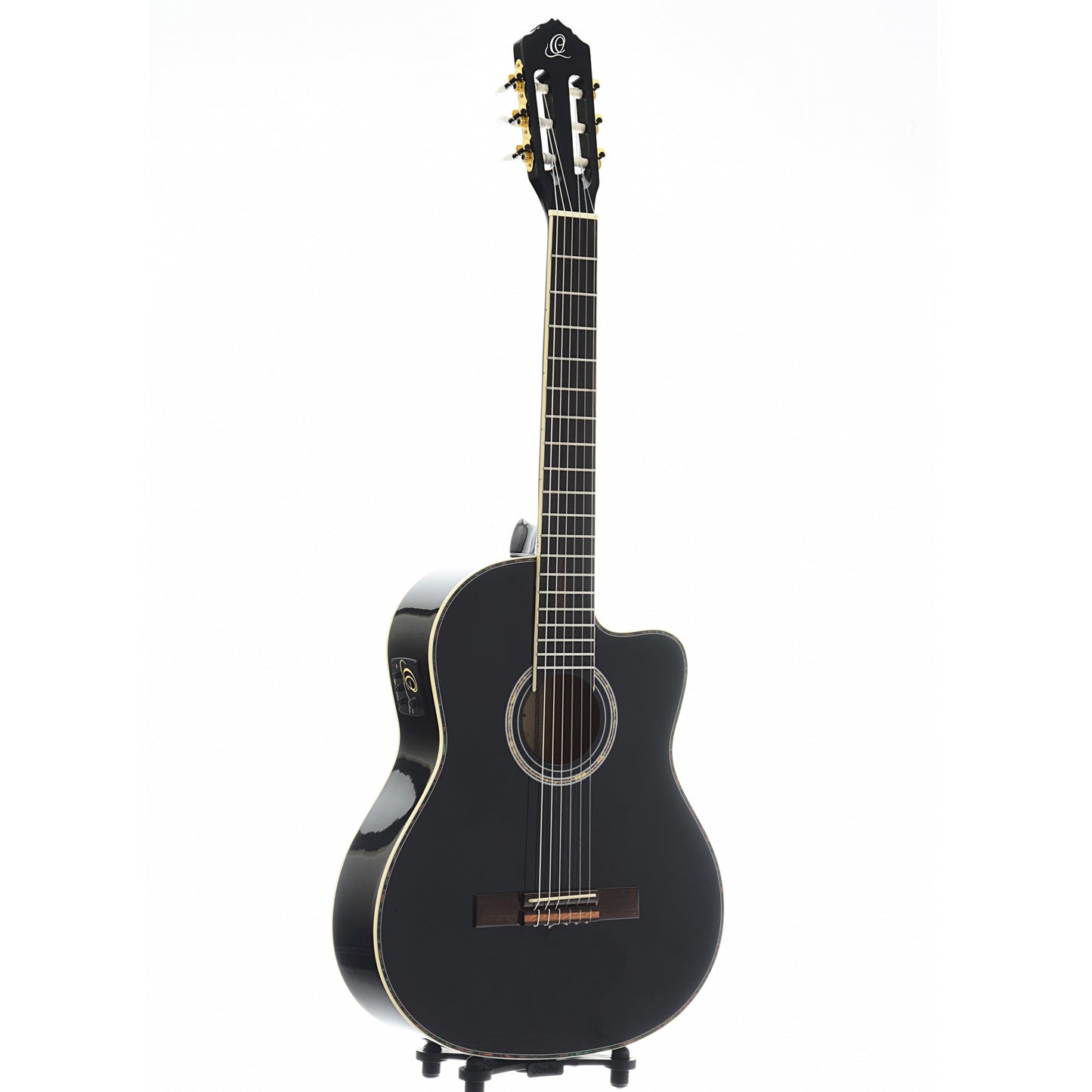 Image 2 of Ortega RCE141BK Family Pro Series Classical Guitar with Pickup - SKU# RCE141BK : Product Type Classical & Flamenco Guitars : Elderly Instruments