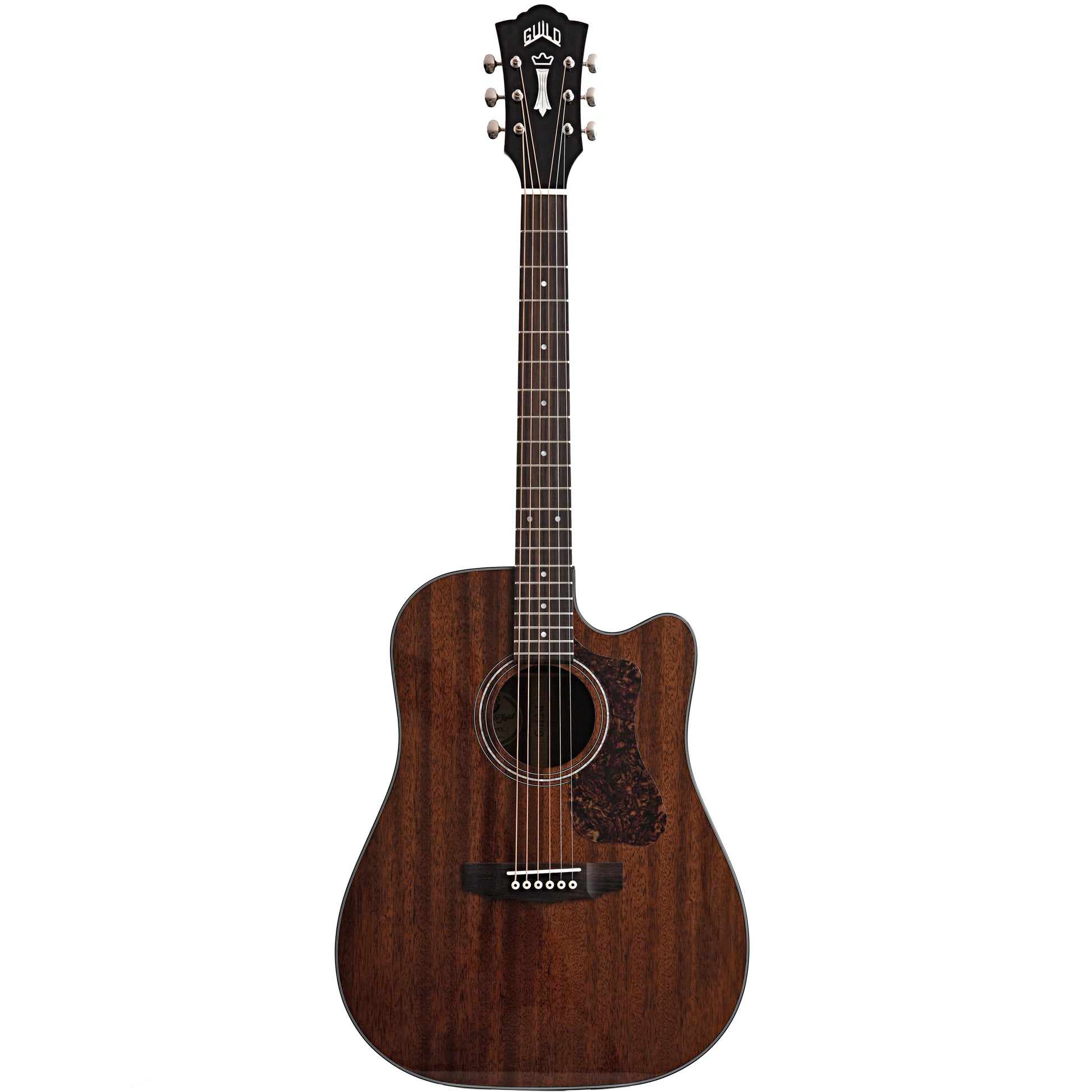 full front of Guild Westerly Collection D-120CE Cutaway