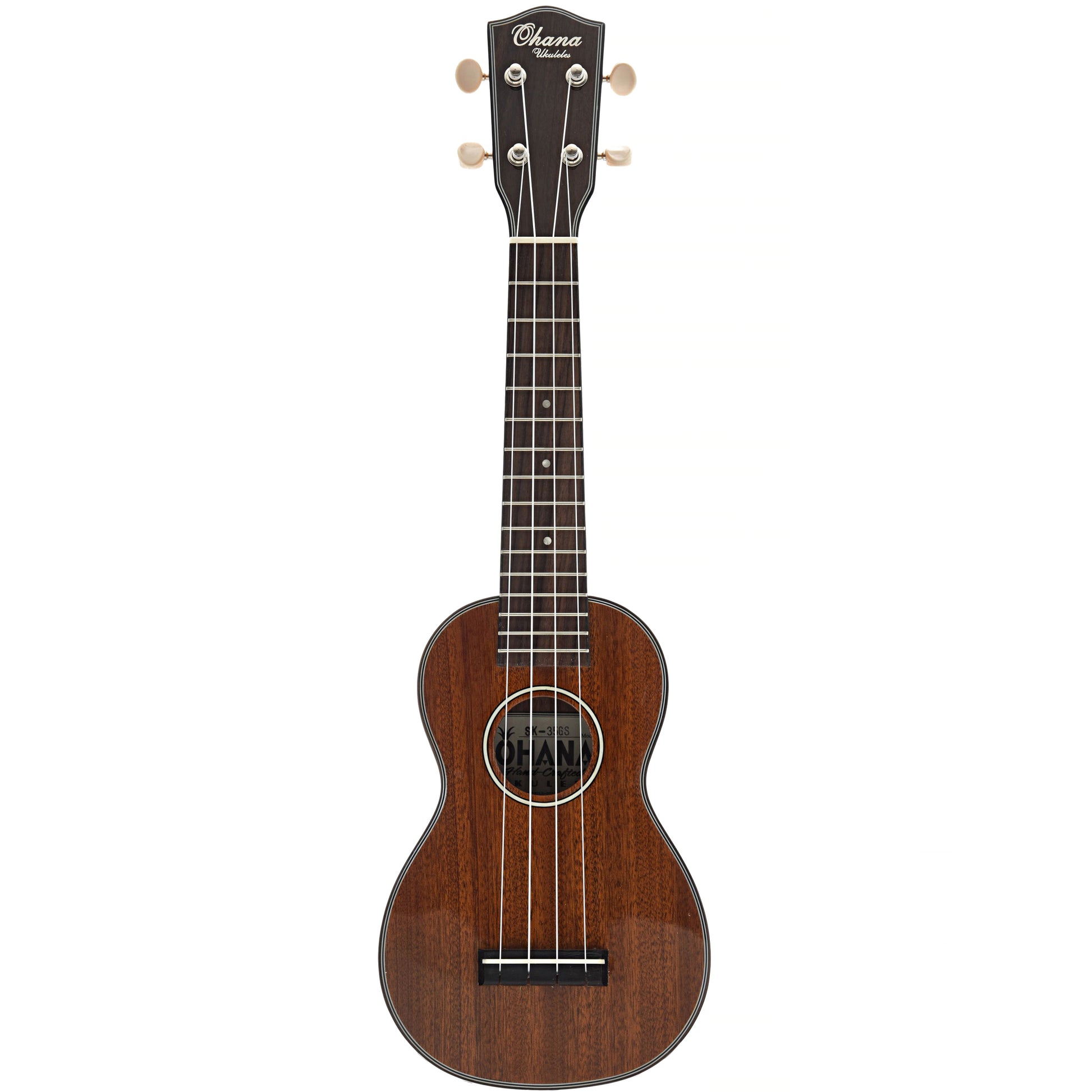 full front of Ohana SK-35GS Soprano Ukulele