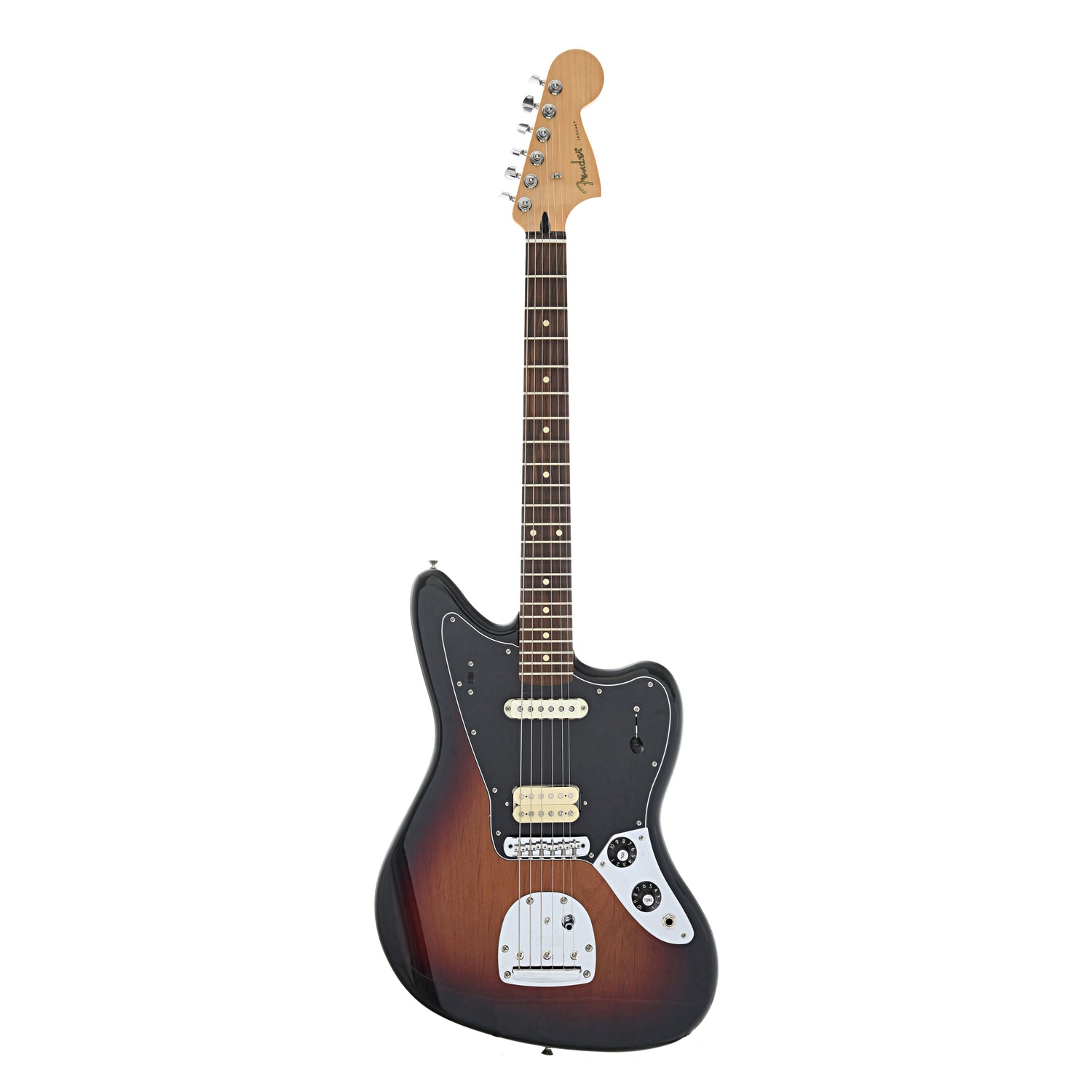 Full front of Fender Player Jaguar, 3 Color Sunburst