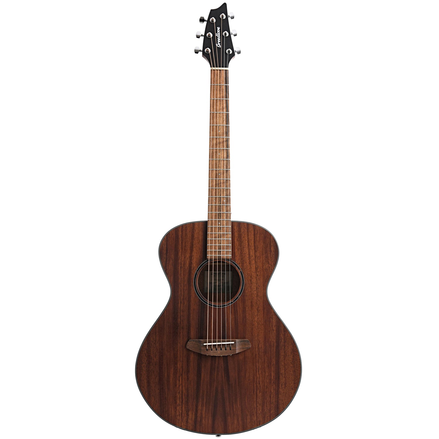 Full front of Breedlove Eco Collection Discovery S Concert African Mahogany