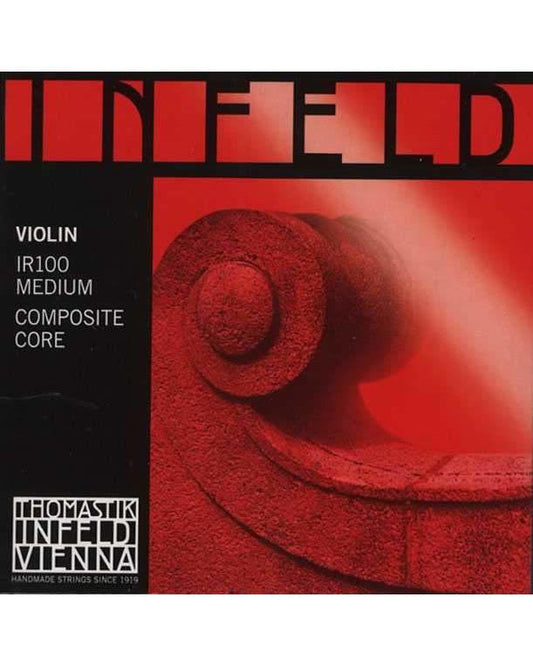 Image 1 of Thomastik Infeld IR100 Red Composite Core Medium Violin String Set - SKU# 1R-100-SET : Product Type Strings : Elderly Instruments