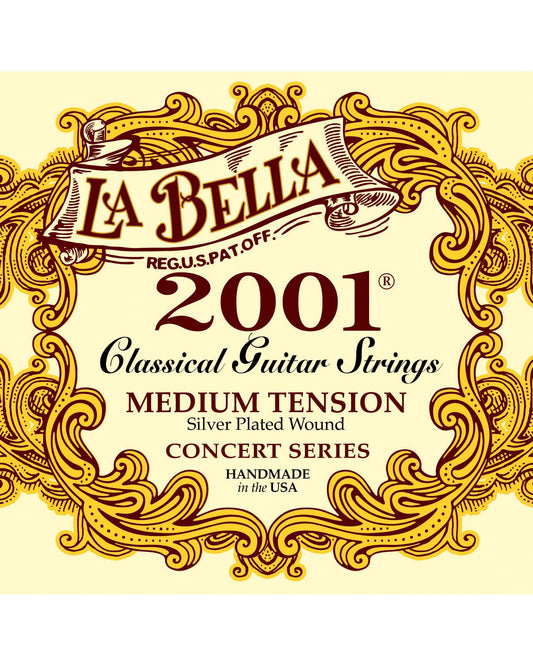 Image 1 of La Bella 2001 Series Medium Tension Classical Guitar Strings - SKU# 2001M : Product Type Strings : Elderly Instruments