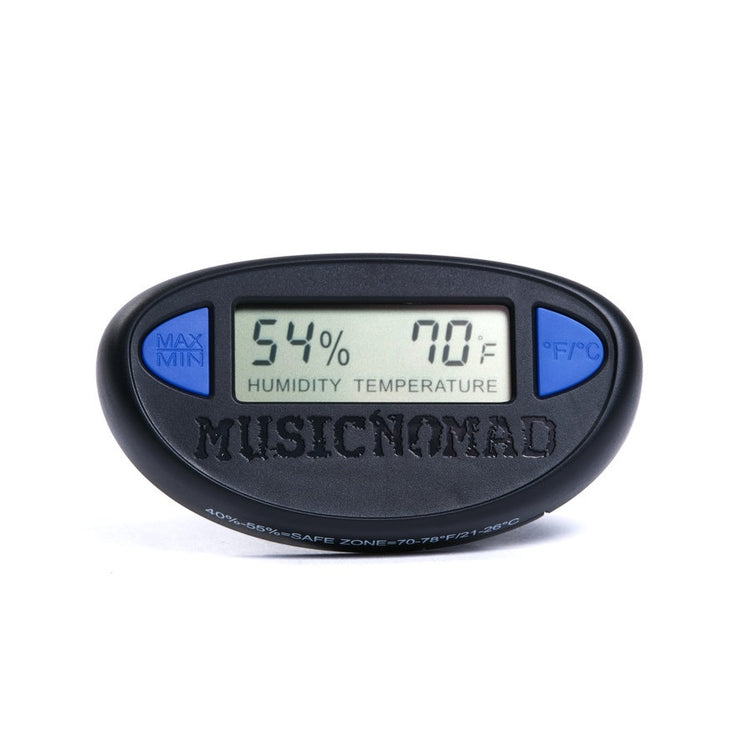 MusicNomad Hone Guitar Humidity & Temperature Monitor, Top