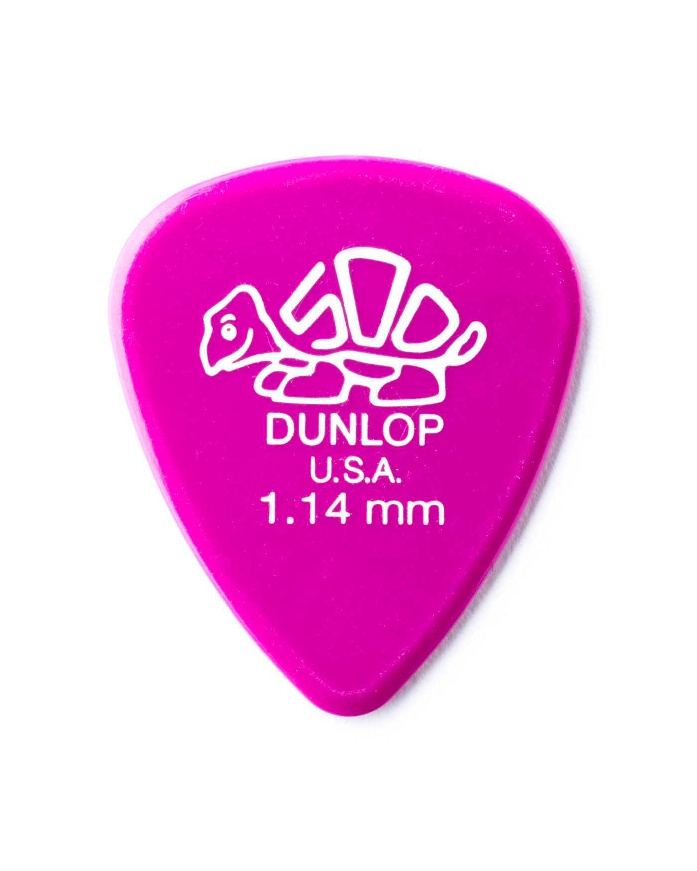 Image 1 of Dunlop Delrin 500 Standard 1.14MM Flatpick Player's Pack, 12 Picks - SKU# PK41P-114 : Product Type Accessories & Parts : Elderly Instruments