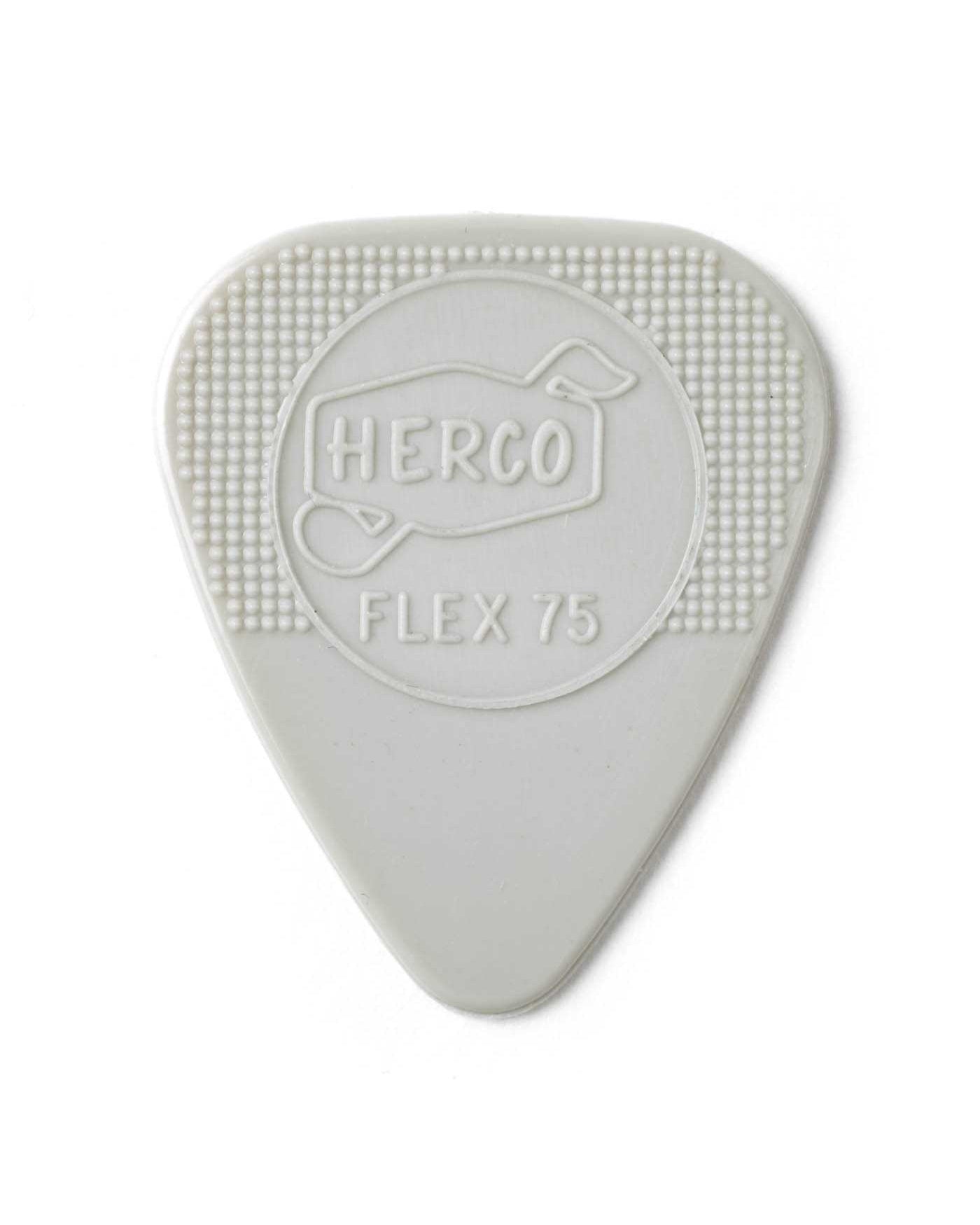 Image 1 of Herco Flex 75 "Holy Grail" Flatpick, 6 Pick Pack - SKU# HE777 : Product Type Accessories & Parts : Elderly Instruments