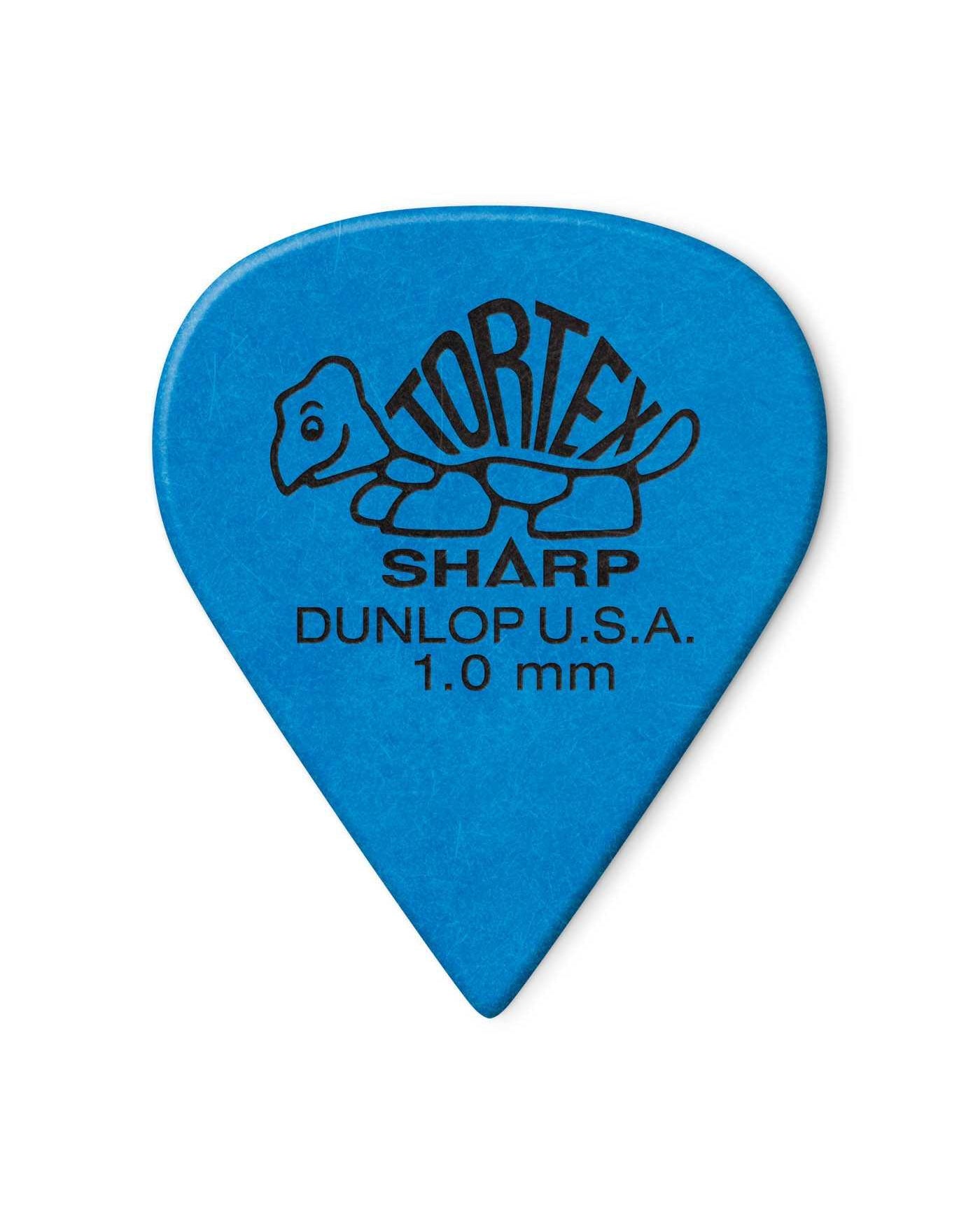 Image 1 of Dunlop Tortex Sharp 1.00MM Flatpick Player's Pack, 12 Picks - SKU# PK412P-100 : Product Type Accessories & Parts : Elderly Instruments