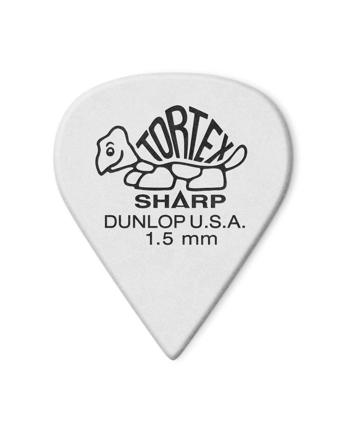 Image 1 of Dunlop Tortex Sharp 1.50MM Flatpick Player's Pack, 12 Picks - SKU# PK412P-150 : Product Type Accessories & Parts : Elderly Instruments