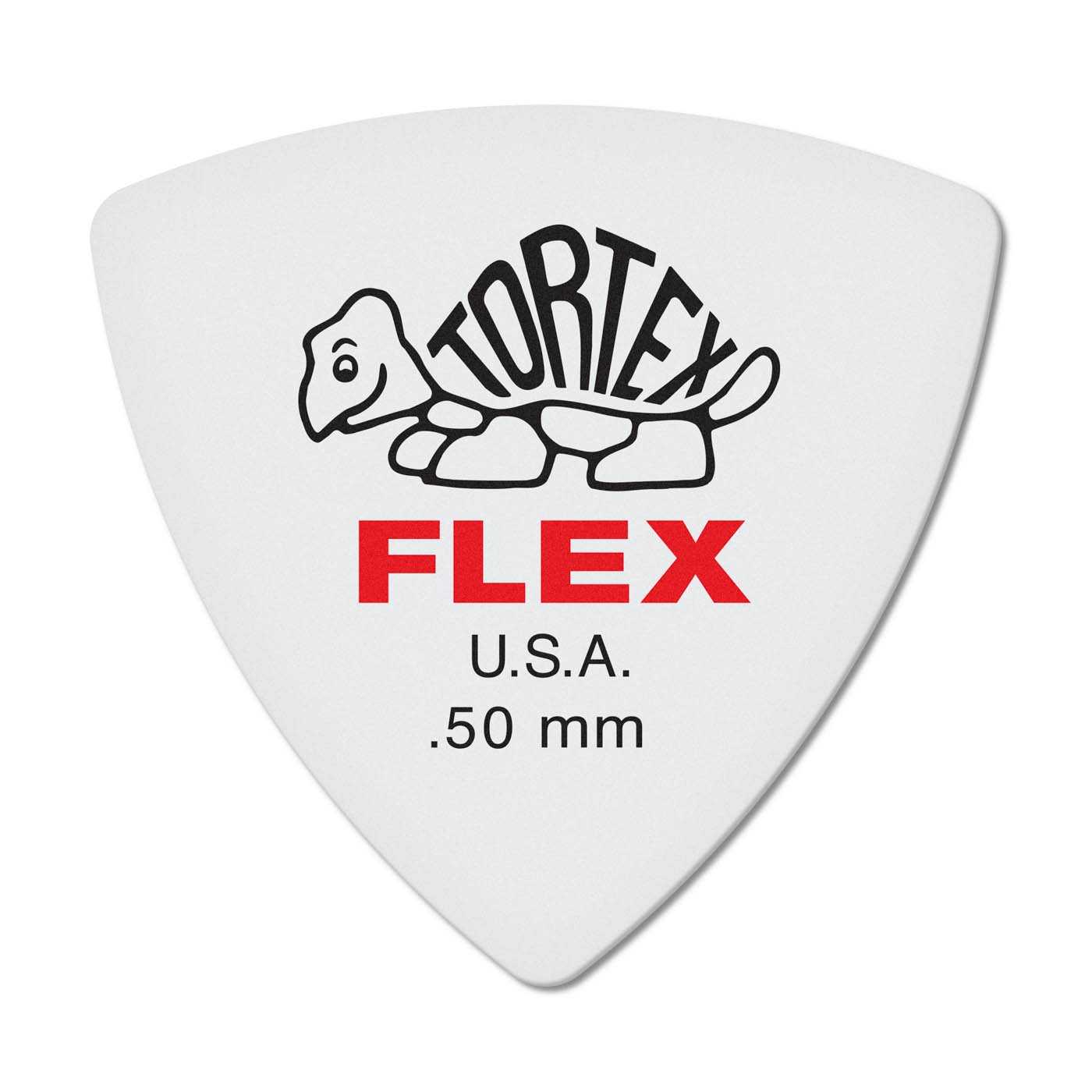 Image 2 of Dunlop Tortex Flex Triangle .50MM Flatpick Player's Pack, 6 Picks - SKU# PK456P-50 : Product Type Accessories & Parts : Elderly Instruments