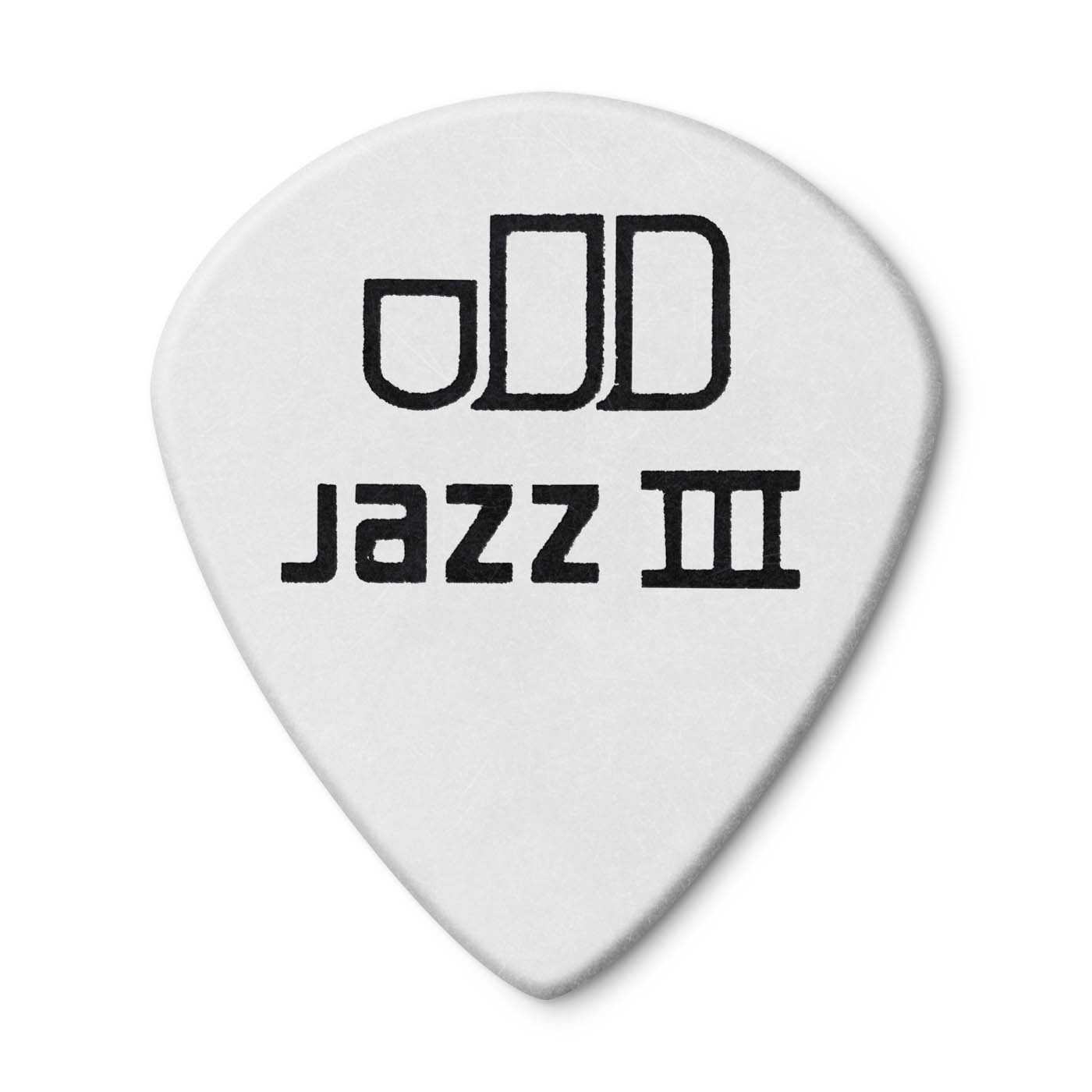 Image 2 of Dunlop Tortex Jazz III 1.14MM White Picks, Player's Pack of 12 - SKU# PK478-114 : Product Type Accessories & Parts : Elderly Instruments