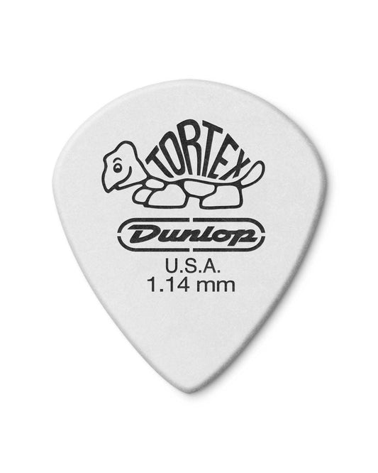 Image 1 of Dunlop Tortex Jazz III 1.14MM White Picks, Player's Pack of 12 - SKU# PK478-114 : Product Type Accessories & Parts : Elderly Instruments