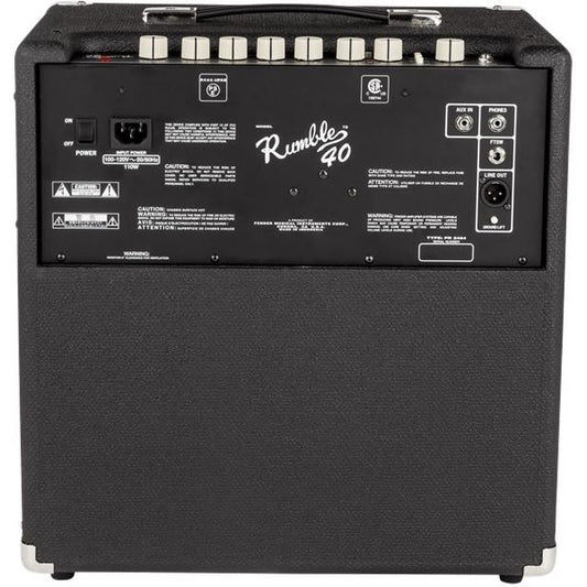 Image 2 of Fender Rumble 40 Bass Combo Amplifier - SKU# R40 : Product Type Amps & Amp Accessories : Elderly Instruments