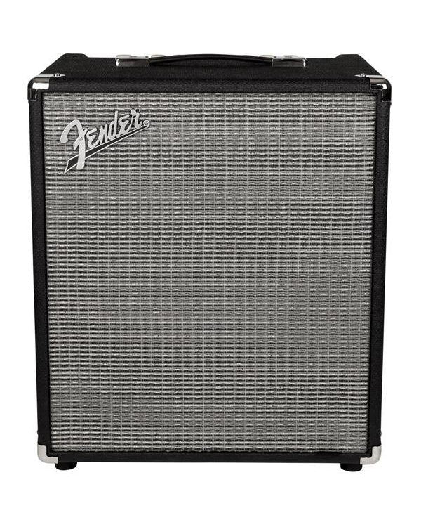 Front of Fender Rumble 100 Bass Combo Amplifier