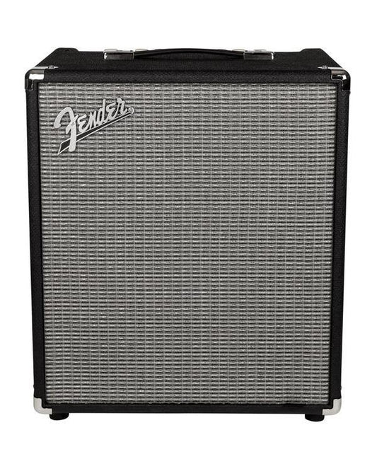 Front of Fender Rumble 100 Bass Combo Amplifier