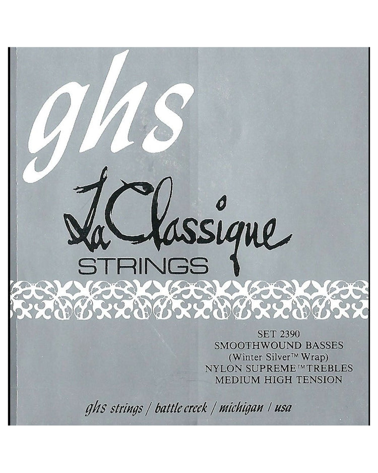 Image 1 of GHS 2390 La Classique Smoothwound Medium High Tension Classical Guitar Strings - SKU# 2390 : Product Type Strings : Elderly Instruments