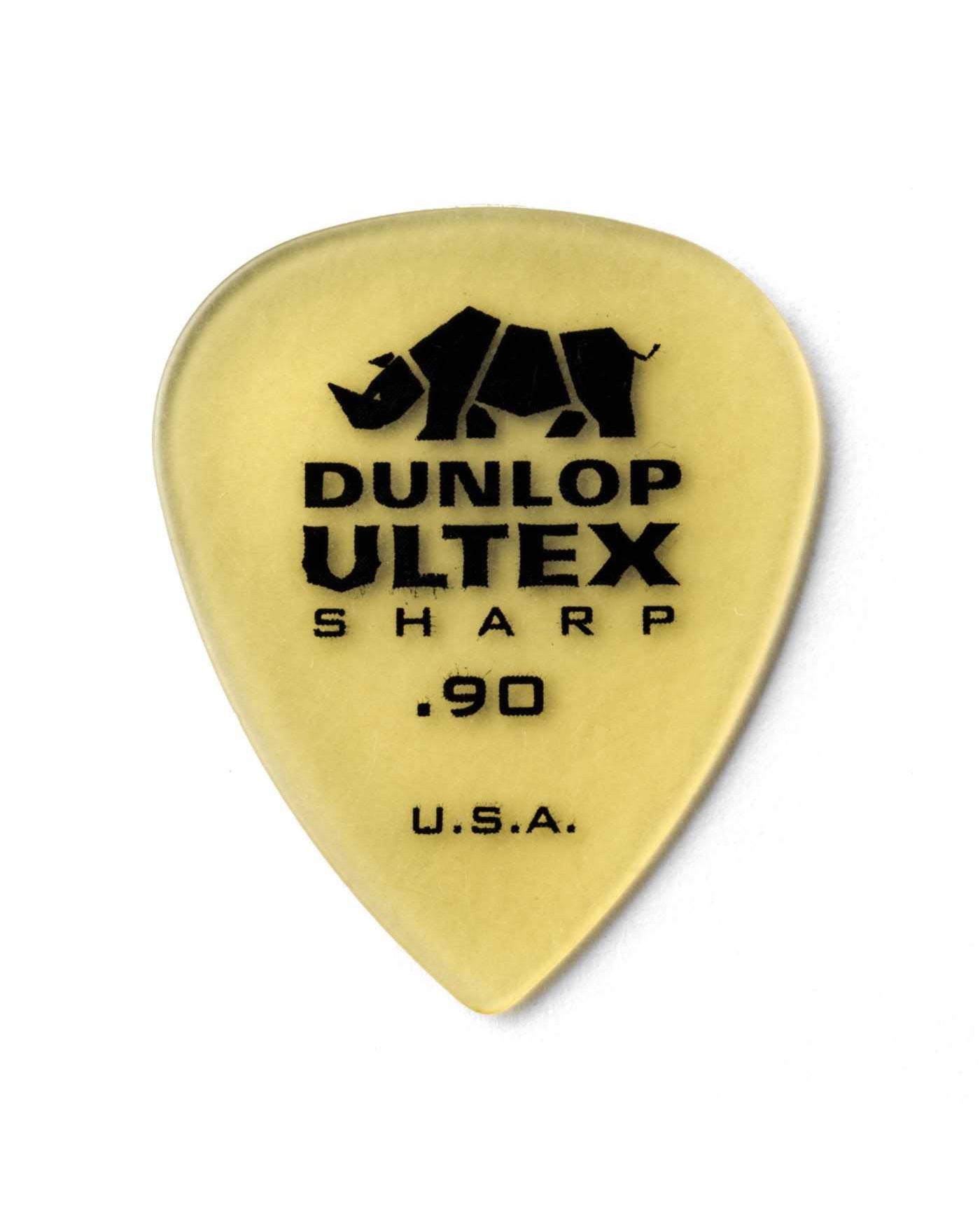 Image 1 of Dunlop Ultex Sharp .90MM Flatpick Player's Pack, 6 Picks - SKU# PK433P-90 : Product Type Accessories & Parts : Elderly Instruments