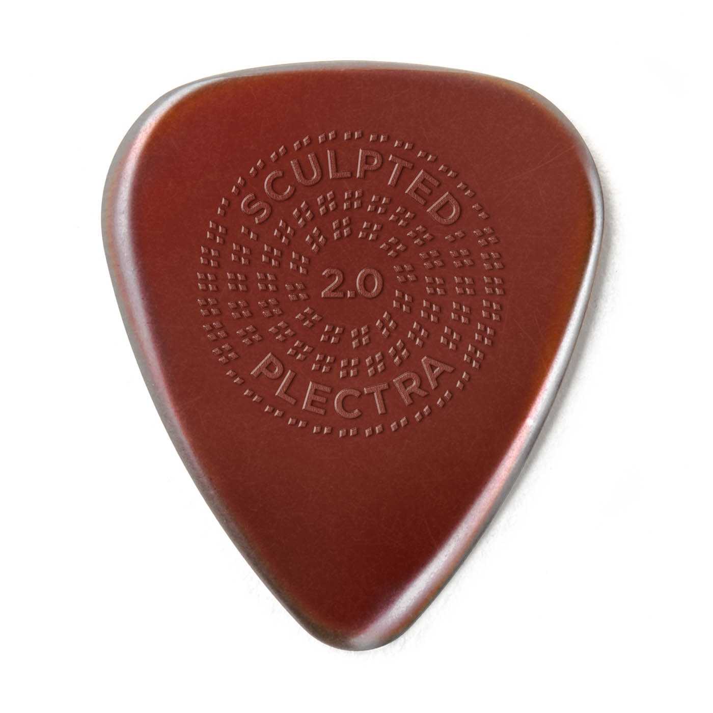 Image 2 of Dunlop Primetone Sculpted Plectra, Ultex Standard with Grip, 2.00MM Thick, Three Pack - SKU# PK510-200 : Product Type Accessories & Parts : Elderly Instruments