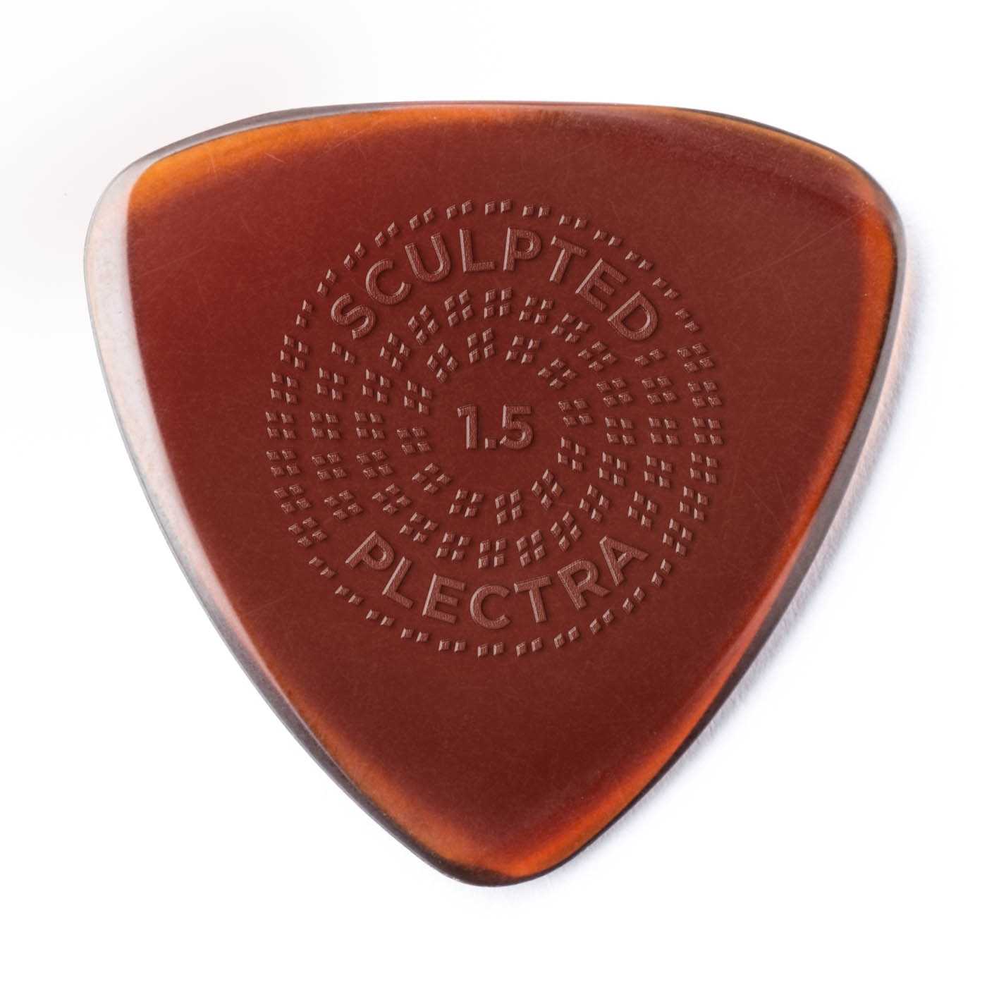 Image 2 of Dunlop Primetone Sculpted Plectra, Ultex Small Triangle with Grip, 1.50MM Thick, Three Pack - SKU# PK516-150 : Product Type Accessories & Parts : Elderly Instruments