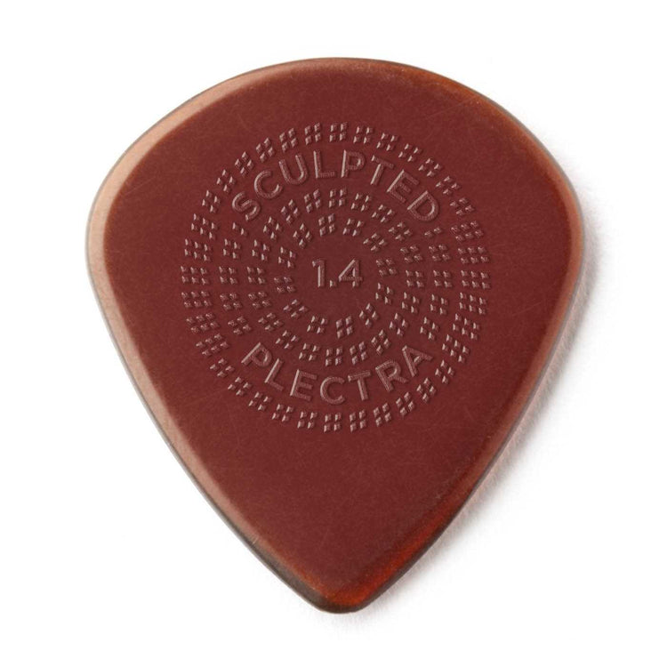 Image 2 of Dunlop Primetone Sculpted Plectra, Ultex Jazz III with Grip, 1.40MM Thick, Three Pack - SKU# PK518-140 : Product Type Accessories & Parts : Elderly Instruments