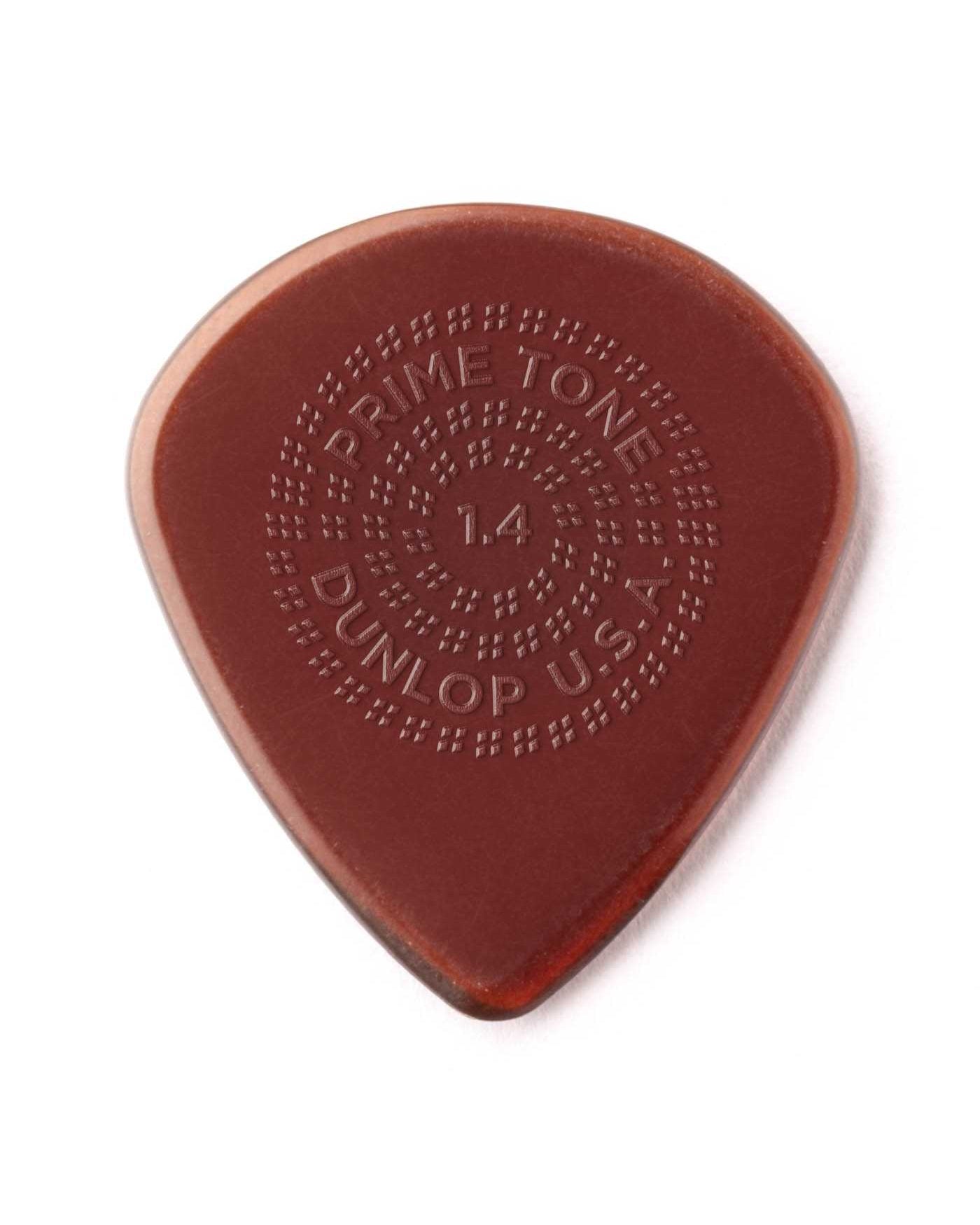 Image 1 of Dunlop Primetone Sculpted Plectra, Ultex Jazz III with Grip, 1.40MM Thick, Three Pack - SKU# PK518-140 : Product Type Accessories & Parts : Elderly Instruments