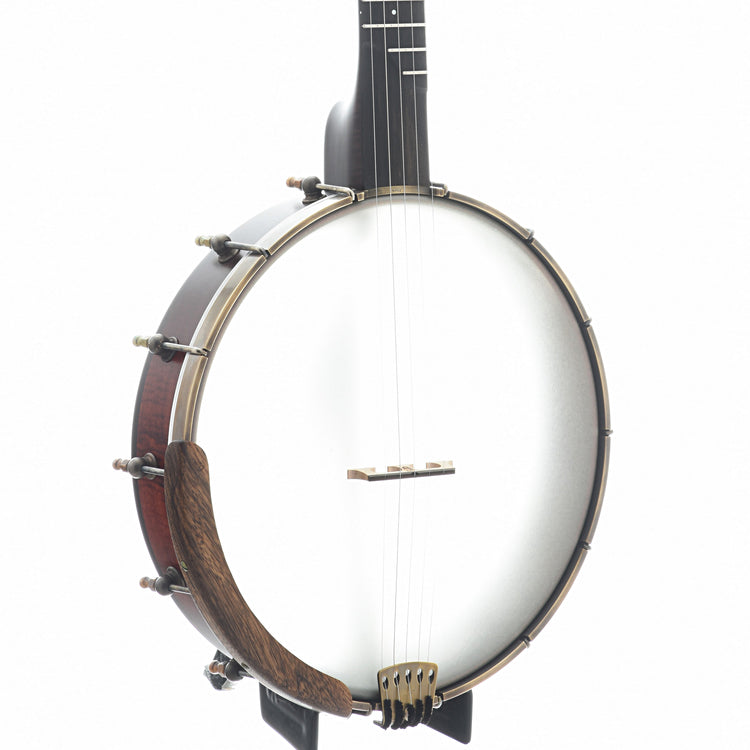Image 2 of Ome Tupelo 12" Openback Banjo & Case, Curly Maple - SKU# TUPELO-CMPL : Product Type Open Back Banjos : Elderly Instruments