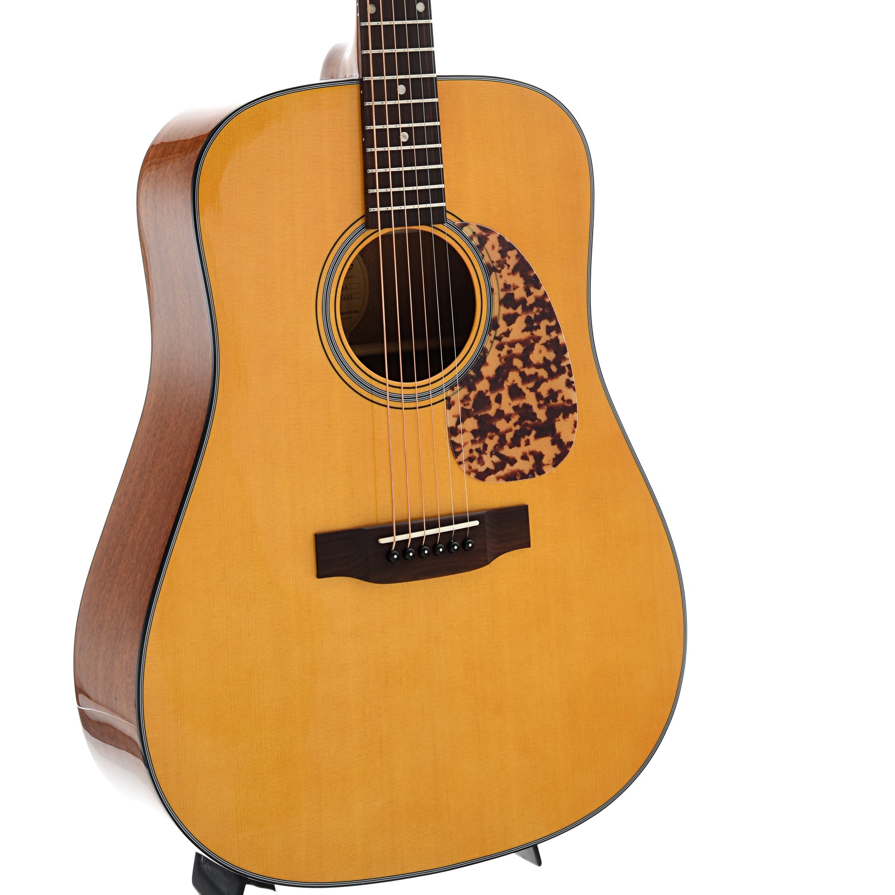 Front and side of Blueridge Historic Series BR-140 Dreadnought Guitar