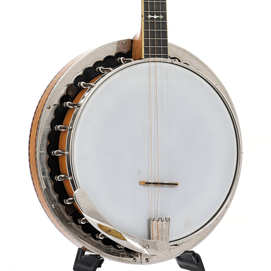 Front and side of Washburn Style 5179 Classic Tenor Banjo 
