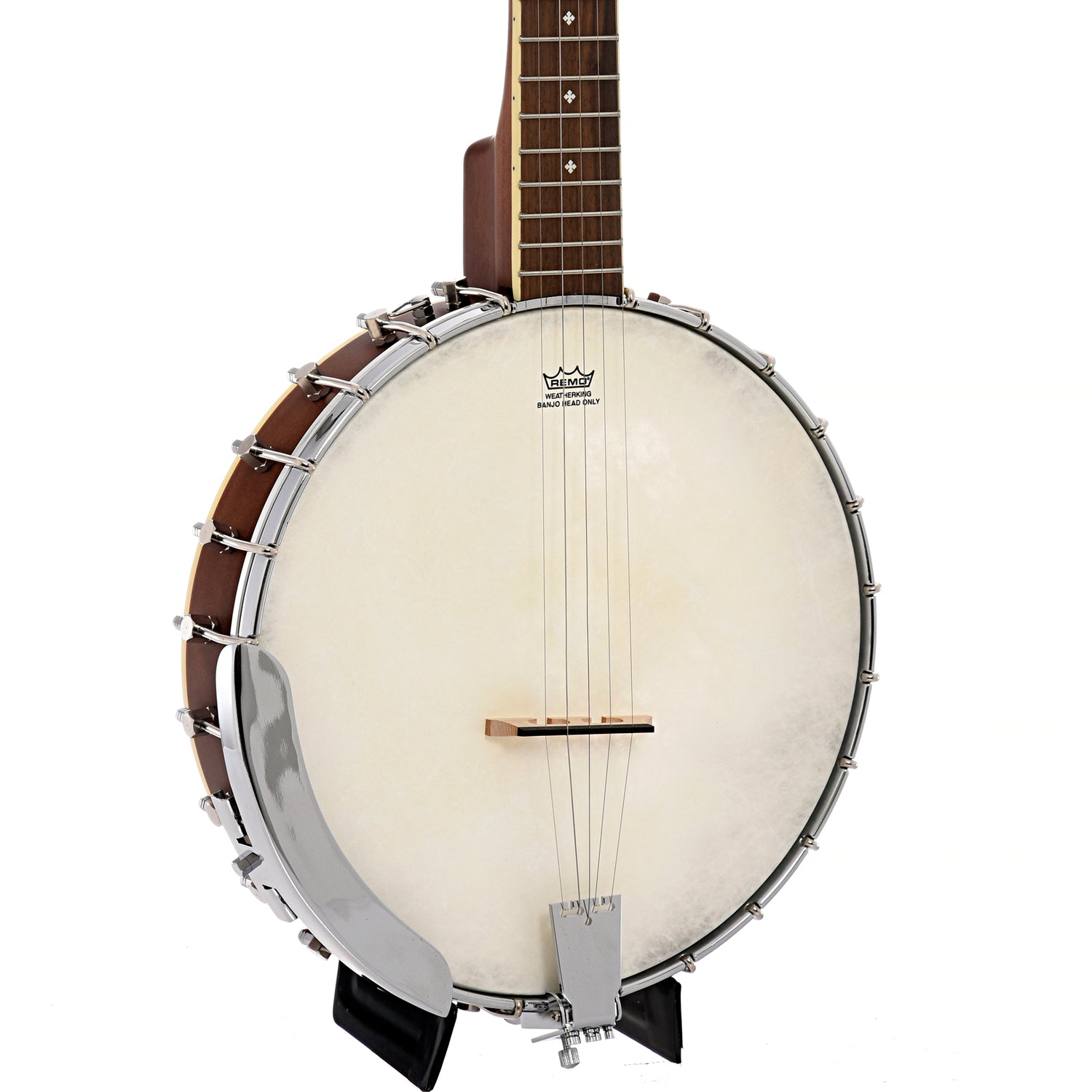 Front and side of Fender Paramount PB-180E Open Back Banjo