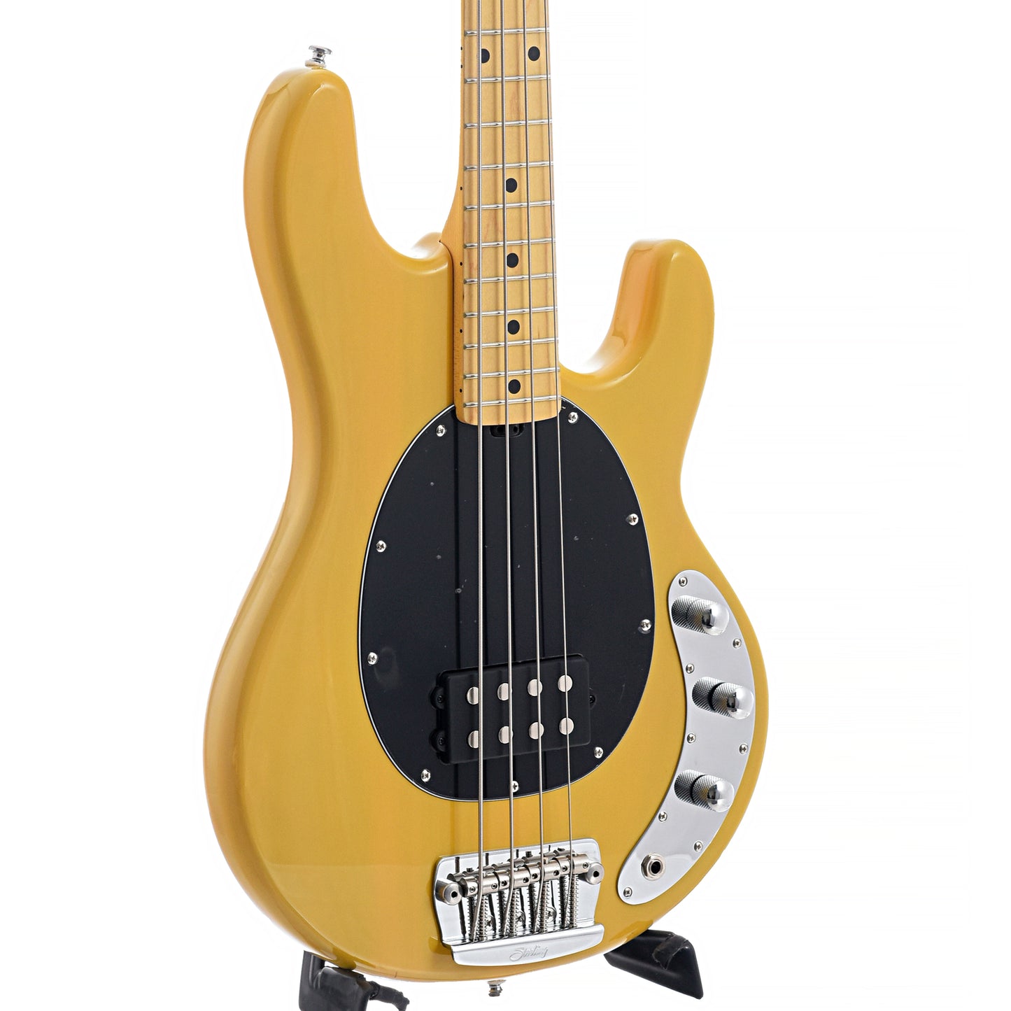 Image 3 of Sterling by Music Man StingRay Classic 4-String Bass - SKU# RAY24CA-BSC : Product Type Solid Body Bass Guitars : Elderly Instruments