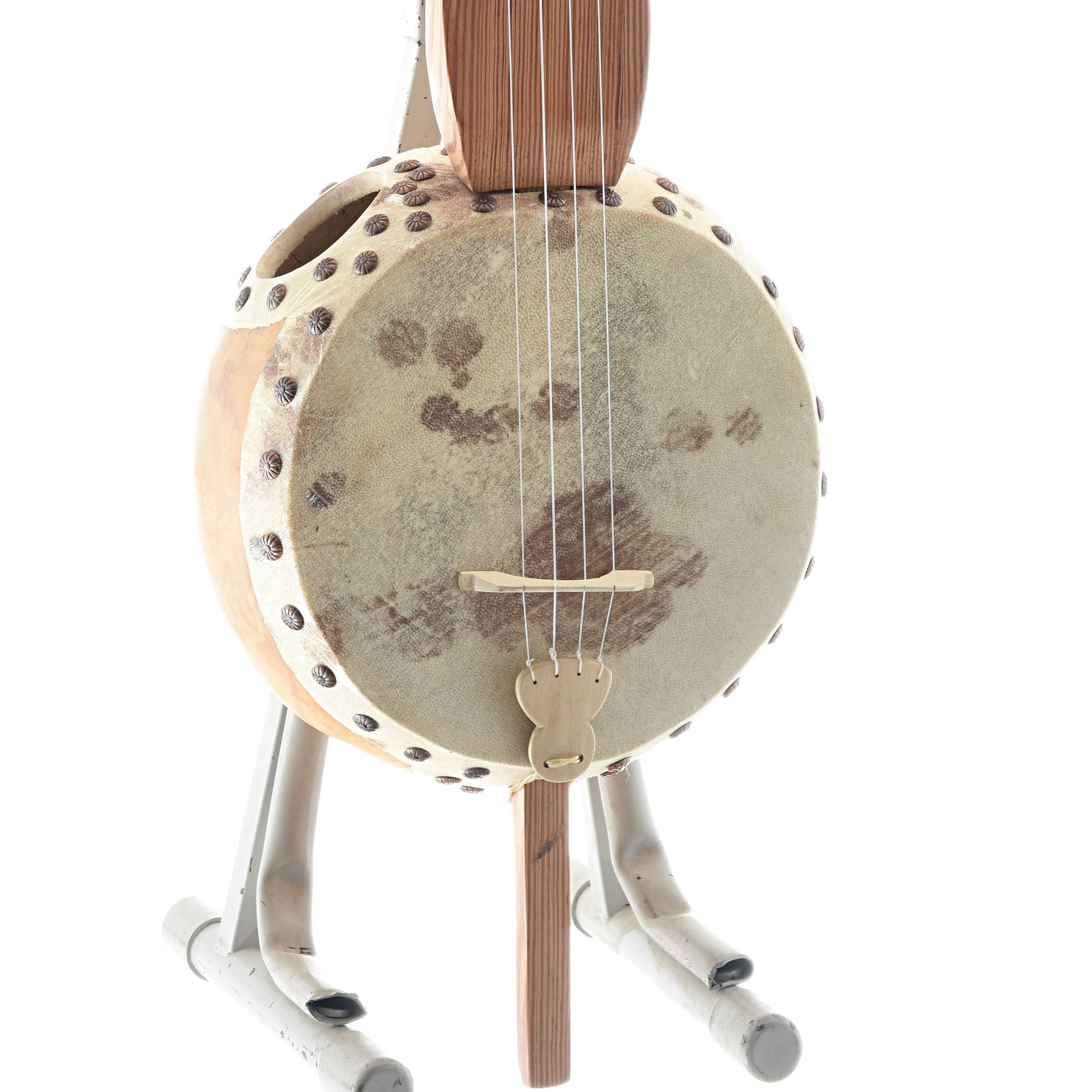 Image 2 of Menzies 4-String Gourd Banjo, #387 - SKU# MGB4-387 : Product Type Other Banjos : Elderly Instruments