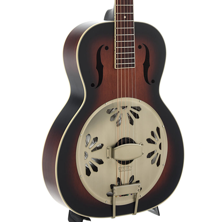 Image 2 of Gretsch Ampli-Sonic G9241 Alligator Roundneck Resonator Guitar with Fishman Nashville Pickup - SKU# G9241 : Product Type Resonator & Hawaiian Guitars : Elderly Instruments