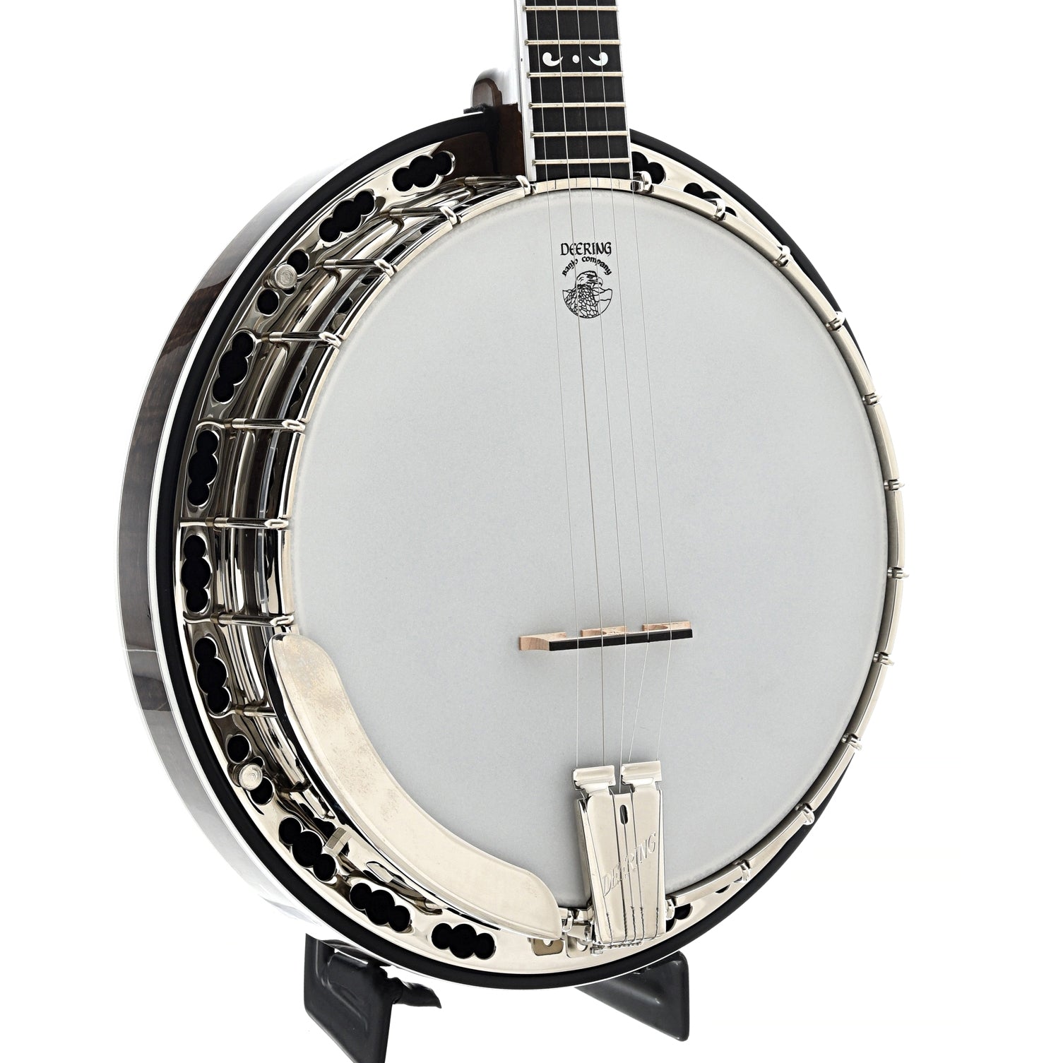 Front and Side of Deering Maple Blossom Banjo 