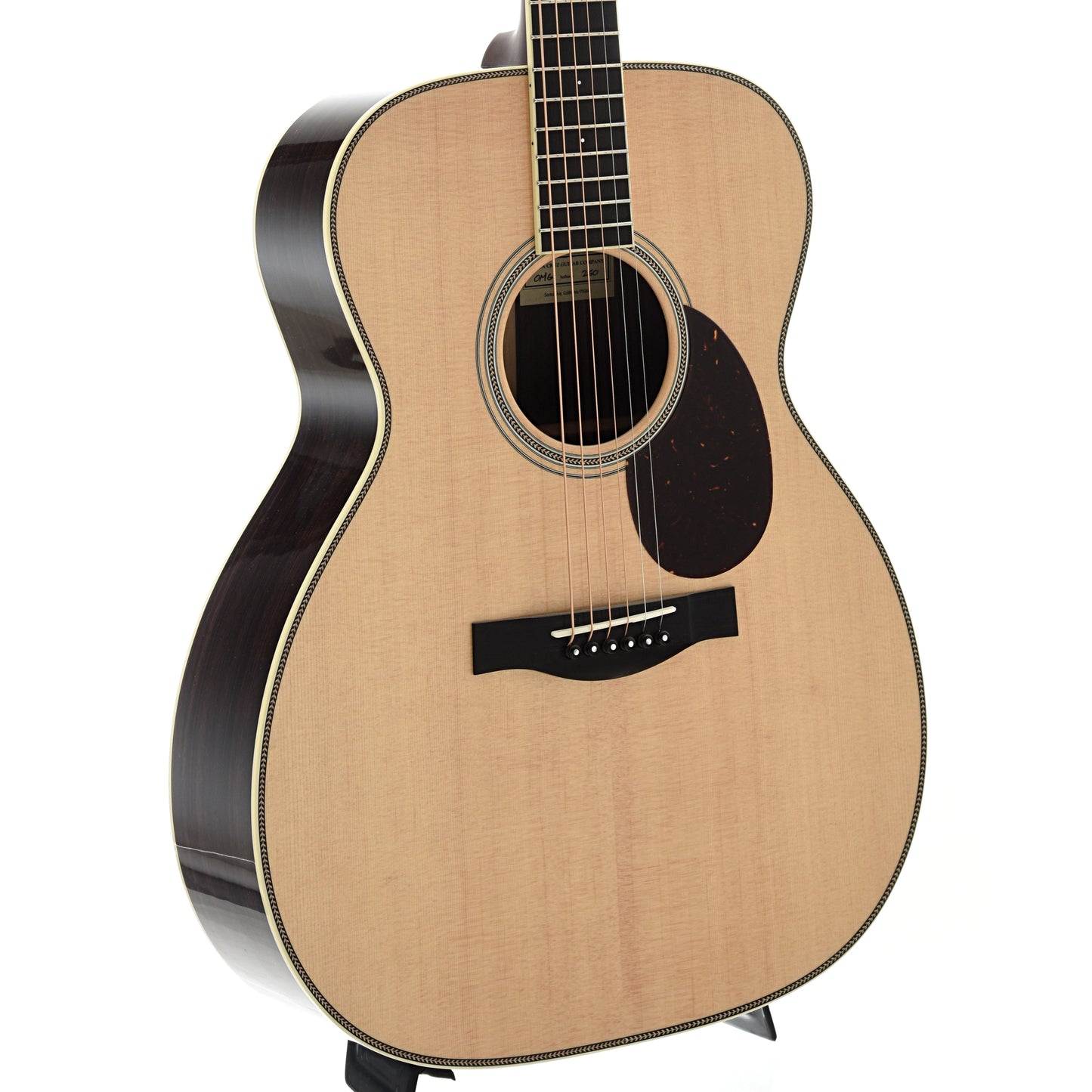 Image 1 of Santa Cruz Om Grand Guitar & Case- SKU# SCOMGRAND : Product Type Flat-top Guitars : Elderly Instruments