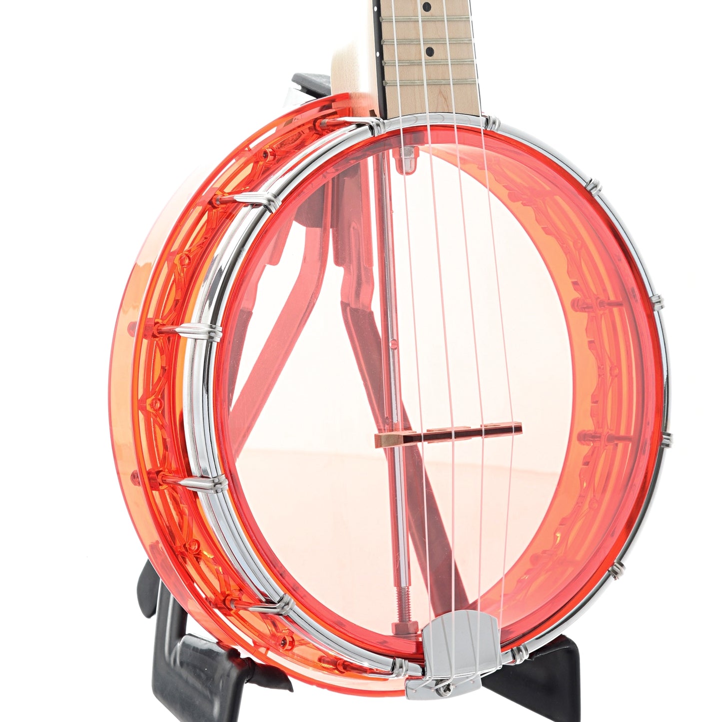 Image 1 of Gold Tone Little Gem Banjo Ukulele & Gigbag, Ruby (red)- SKU# LGEM-RED : Product Type Banjo Ukuleles : Elderly Instruments