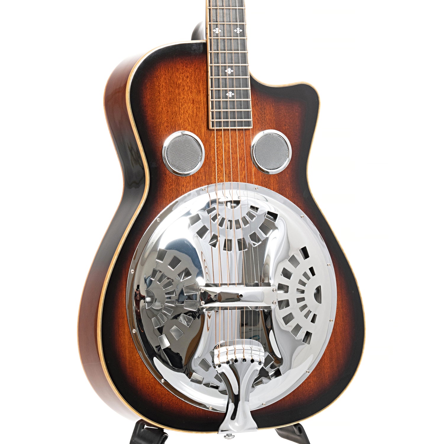 Image 3 of Beard Gold Tone PBR-CA Mahogany Cutaway Resophonic Guitar & Case - SKU# BGT5R : Product Type Resonator & Hawaiian Guitars : Elderly Instruments