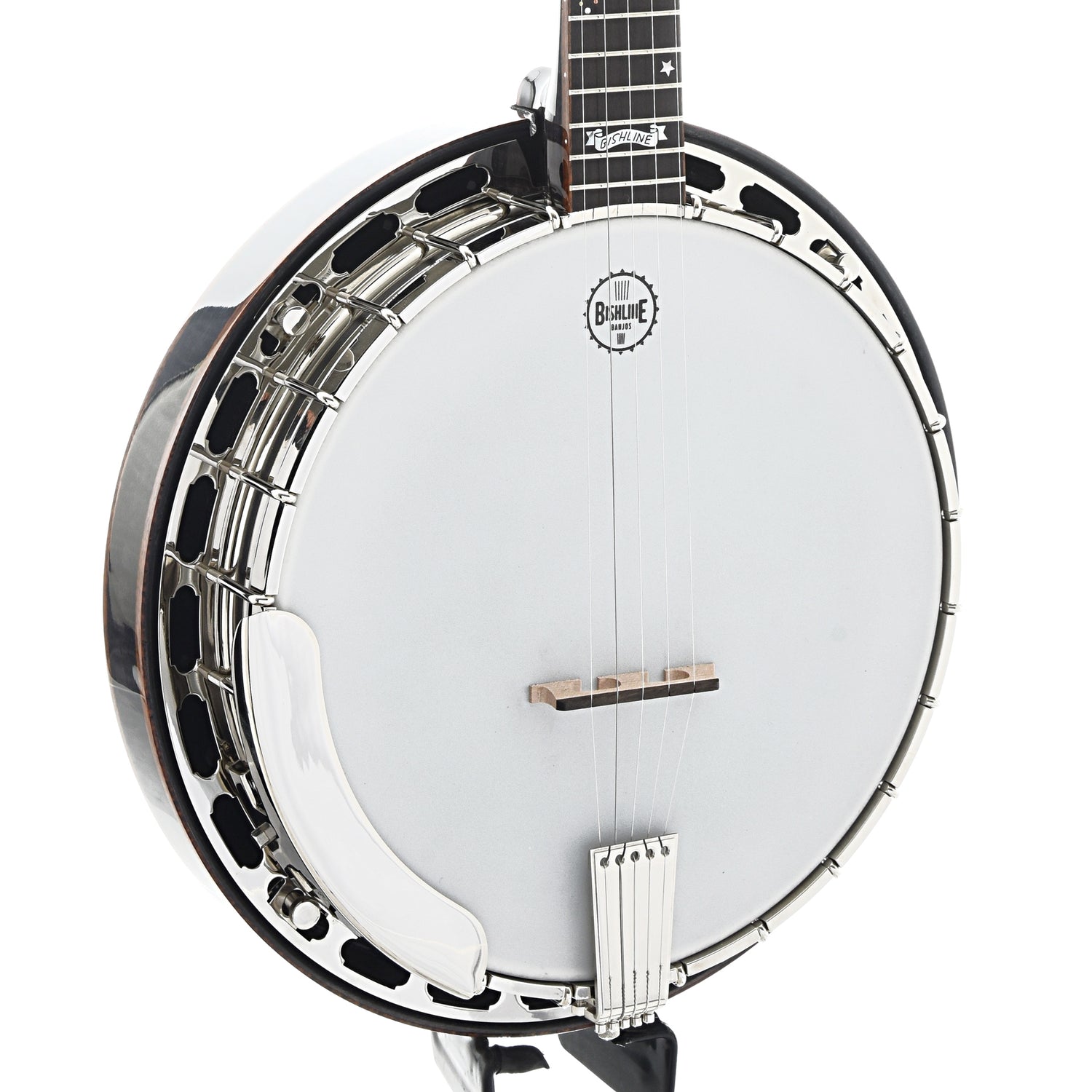 Image 2 of Bishline Midnight Moon Banjo & Case - SKU# MIDMOON : Product Type Resonator Back Banjos : Elderly Instruments