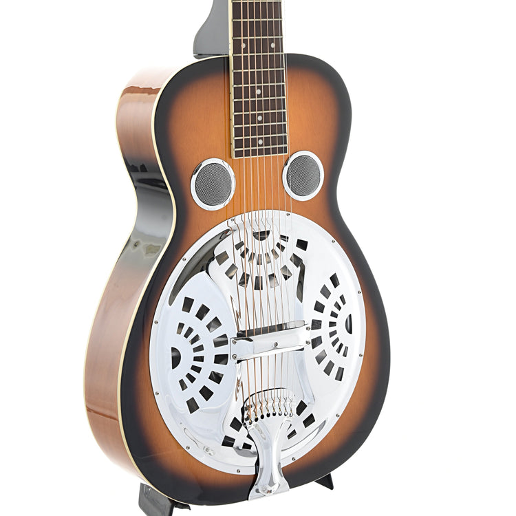 Image 2 of Beard Gold Tone PBS-8 Mahogany Standard 8-String, Squareneck Resonator Guitar & Case - SKU# BGT8S : Product Type Resonator & Hawaiian Guitars : Elderly Instruments