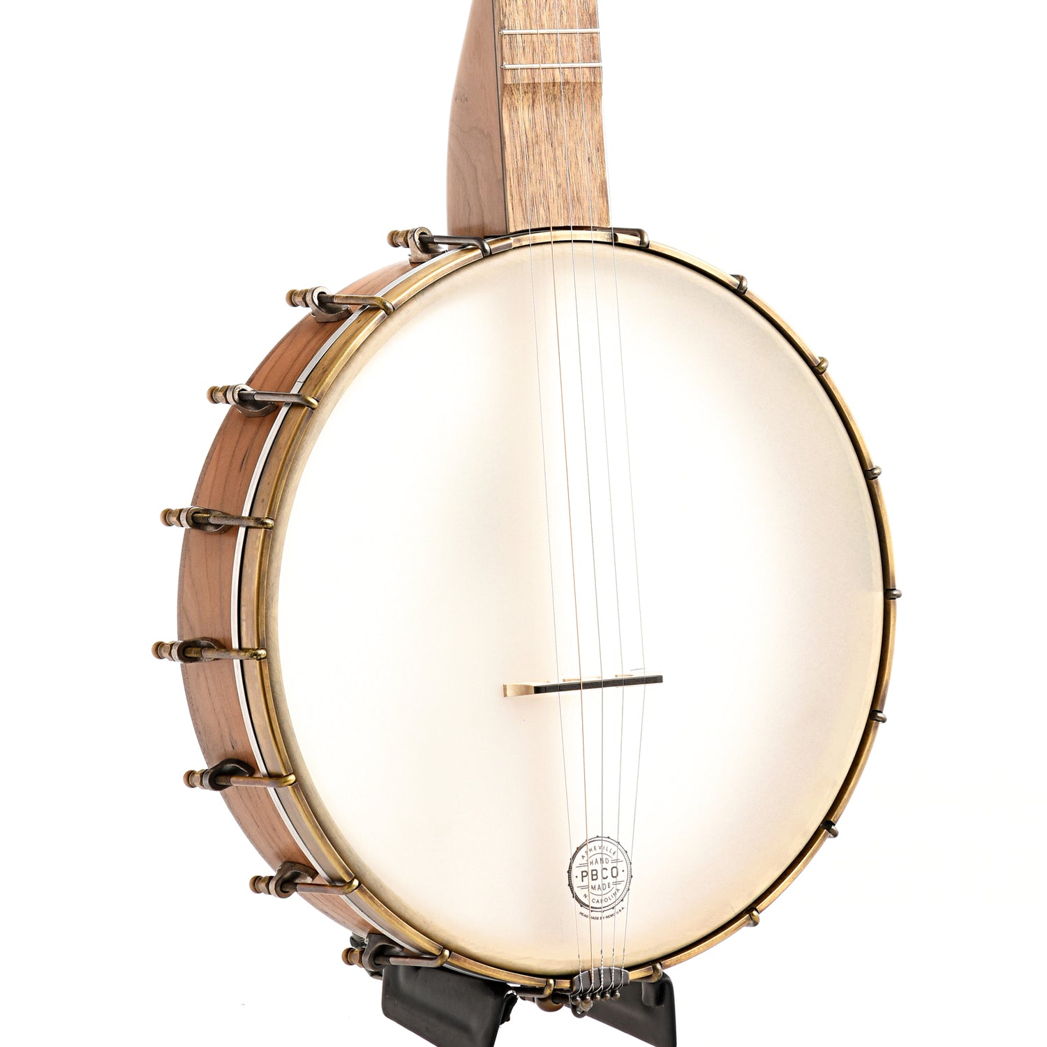 Image 3 of Pisgah Banjo Co. 12" Cherry Possum Openback Banjo, Short Scale - SKU# PP12SHORT-CB : Product Type Open Back Banjos : Elderly Instruments