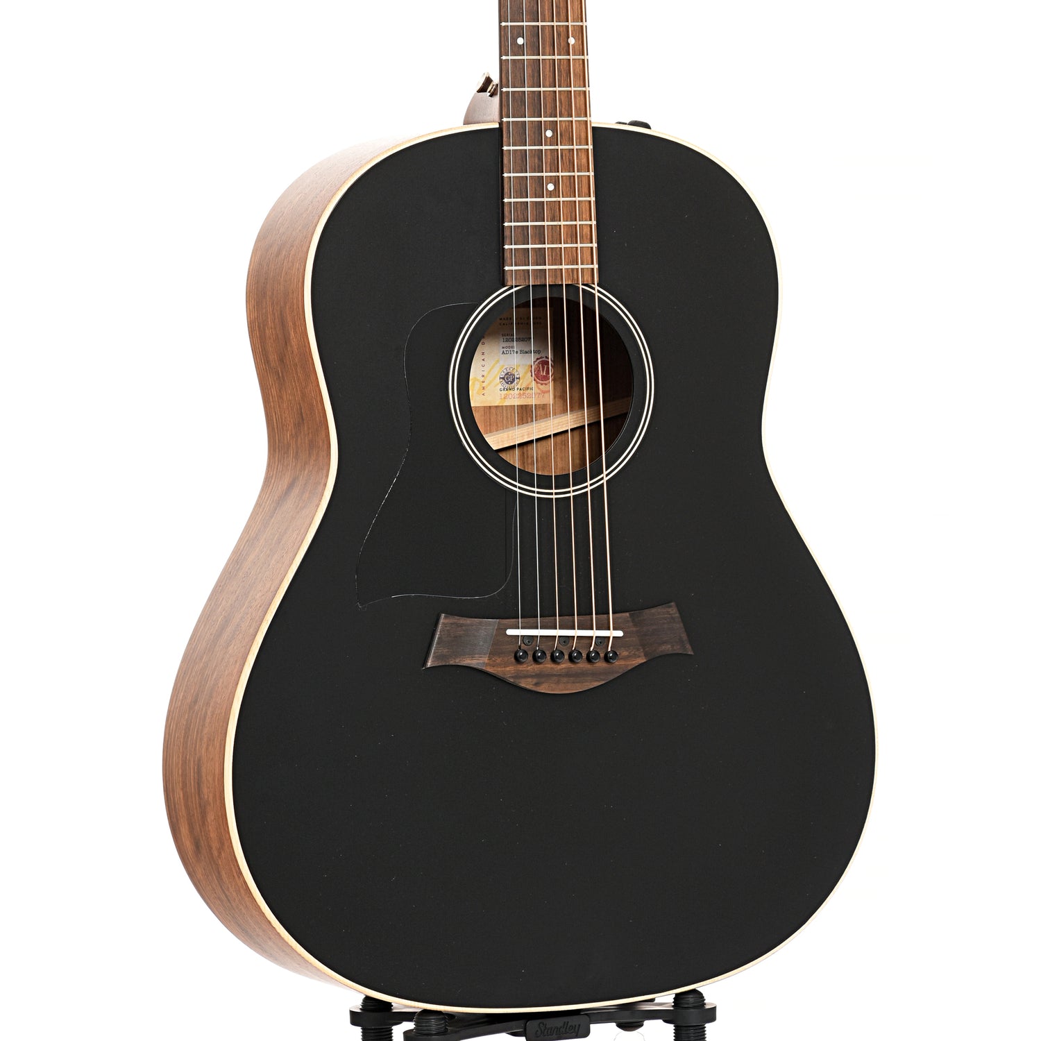 Image 3 of Taylor American Dream AD17e Blacktop Acoustic-Electric Guitar, Left Handed- SKU# AD17EBLH : Product Type Flat-top Guitars : Elderly Instruments