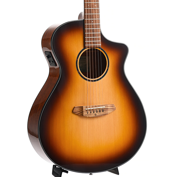 Image 3 of Breedlove Discovery S Concert Edgeburst CE Red Cedar-African Mahogany Acoustic-Electric Guitar - SKU# DSCN44CERCAM : Product Type Flat-top Guitars : Elderly Instruments