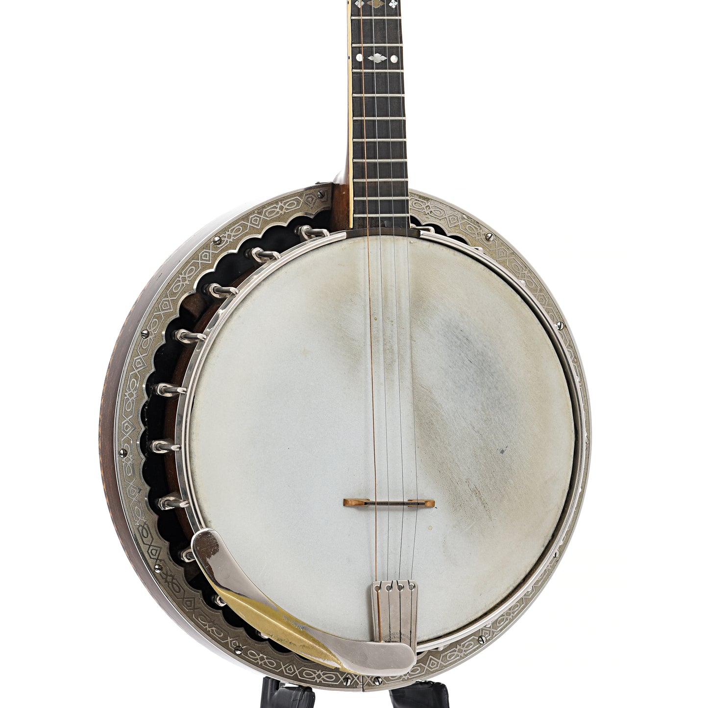 Front and side of Washburn Style 5177 "Dasant" Tenor Banjo 