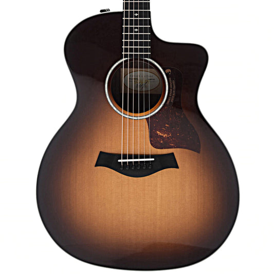 Front of Taylor 214ce-SB Deluxe Acoustic Guitar