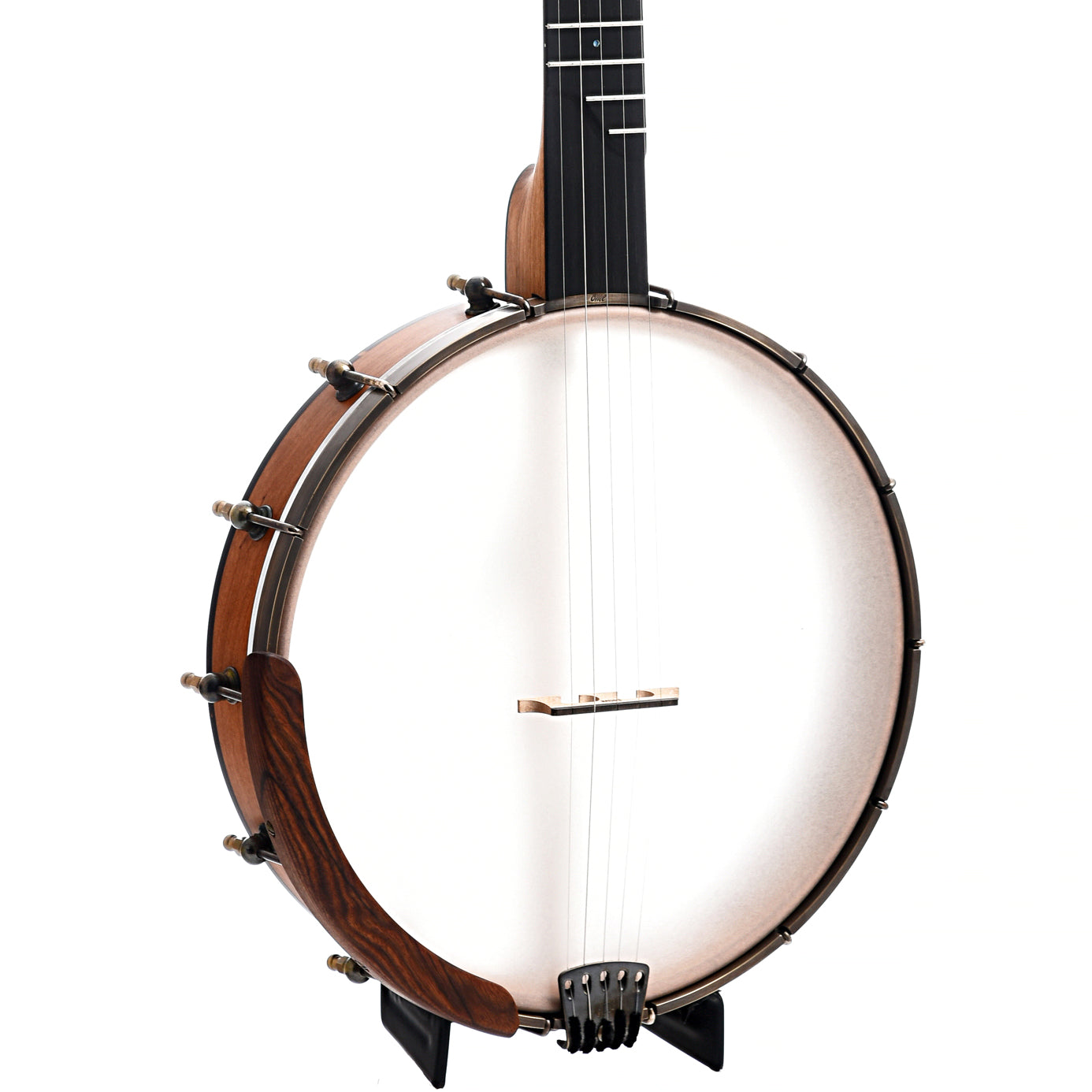 Image 2 of OME Tupelo 12" Openback Banjo & Case, Cherry - SKU# TUPELO-CHER : Product Type Open Back Banjos : Elderly Instruments