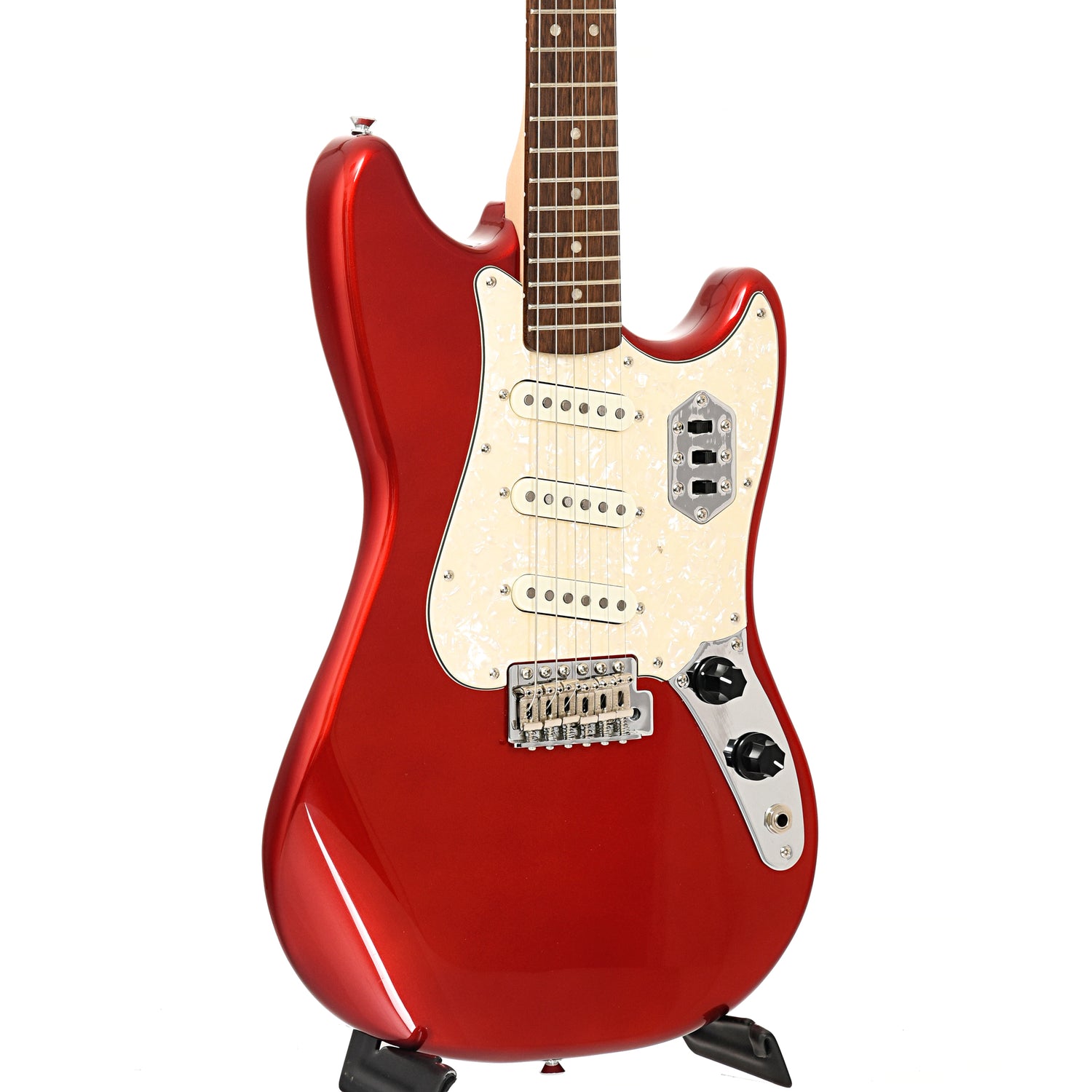 Image 4 of Squier Paranormal Cyclone, Candy Apple Red - SKU# SPCYC-CAR : Product Type Solid Body Electric Guitars : Elderly Instruments