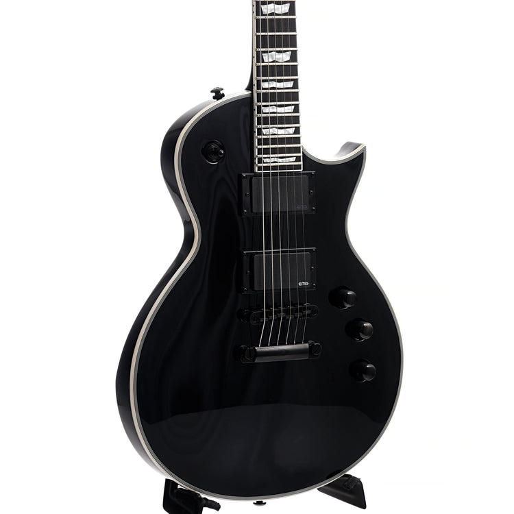 Front and side of ESP LTD EC-401 Electric Guitar, Black
