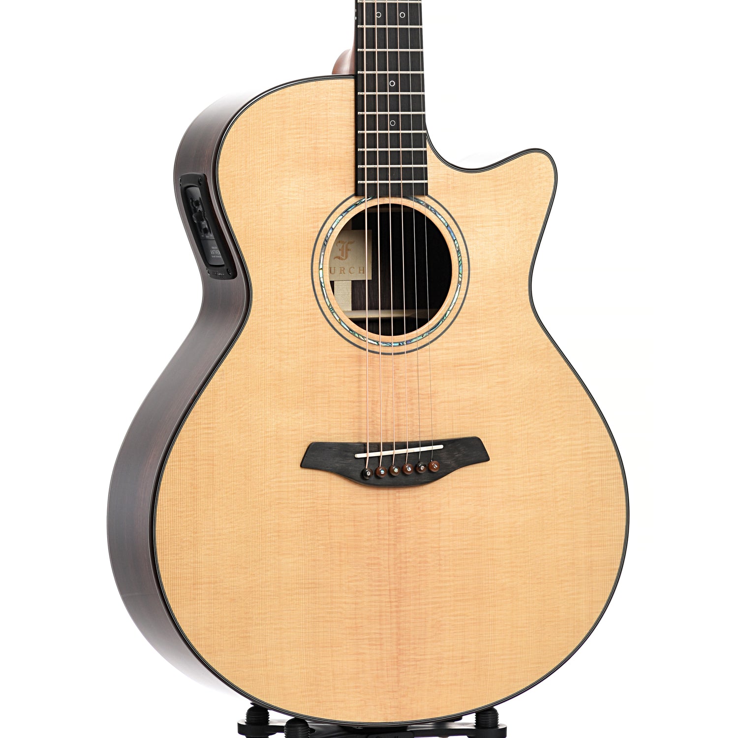 Front and side of Furch Yellow Gc-SR SPA Acoustic-Electric