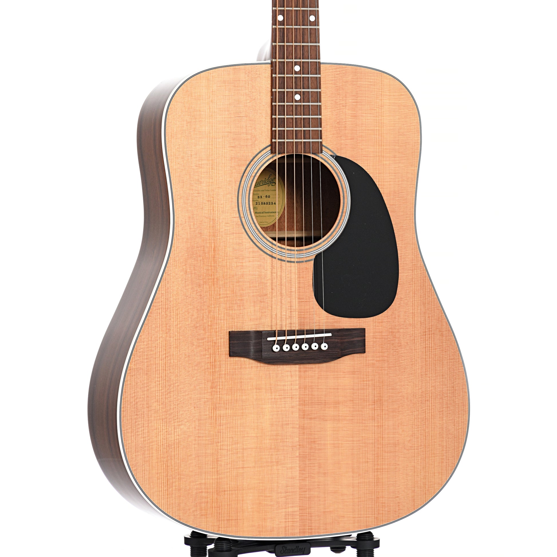 Front an side of Blueridge Contemporary Series BR-60 Dreadnought