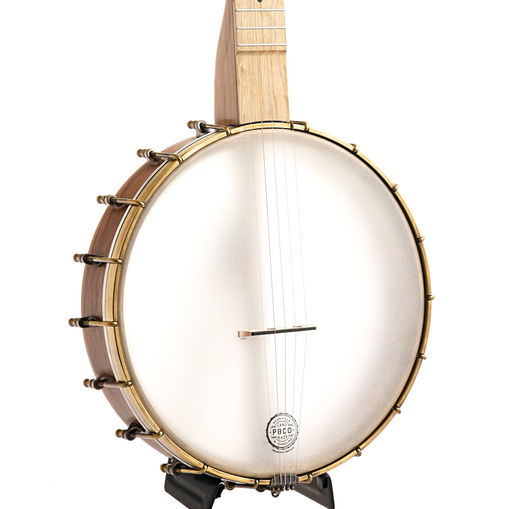 Image 3 of Pisgah Banjo Co. 12" Walnut Possum Openback Banjo, Standard Scale - SKU# PP12S-WAL : Product Type Open Back Banjos : Elderly Instruments